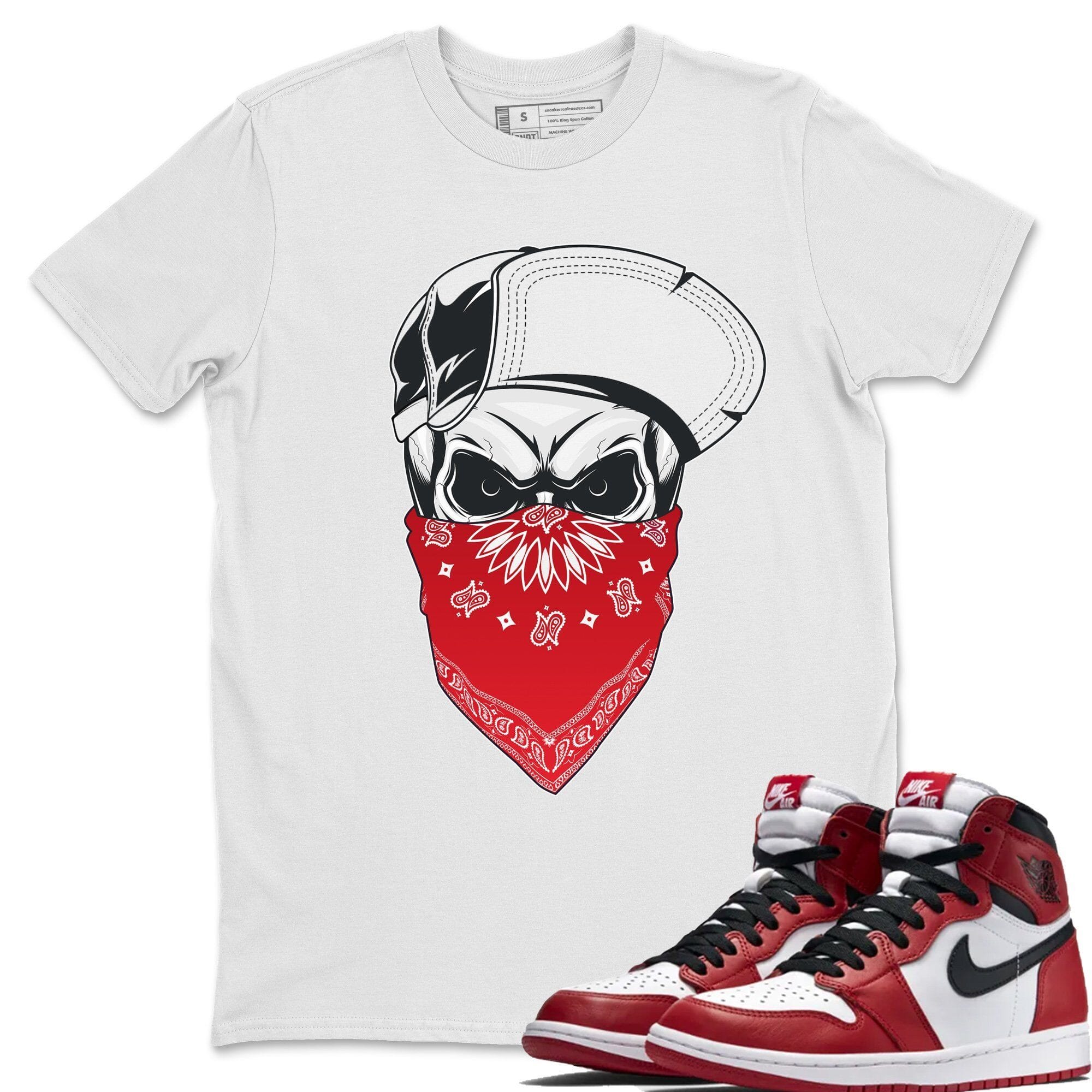 Jordan 1 Varsity Red Shirt To Match Jordans Skull Hat Sneaker Tees Jordan 1 Varsity Red Drip Gear Zone Sneaker Matching Clothing Unisex Shirts
