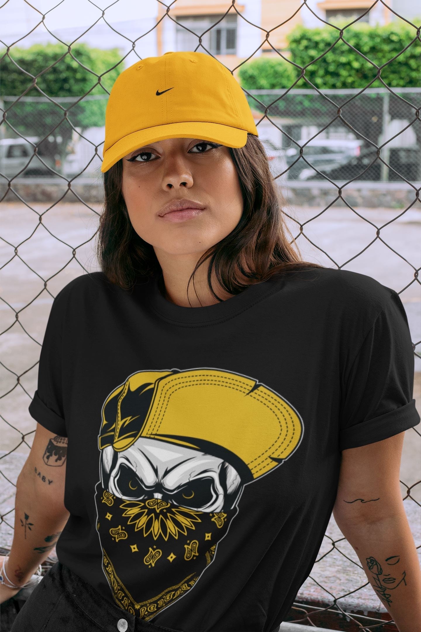 Jordan 9 University Gold Shirt To Match Jordans Skull Hat Sneaker Tees Jordan 9 University Gold Drip Gear Zone Sneaker Matching Clothing Unisex Shirts