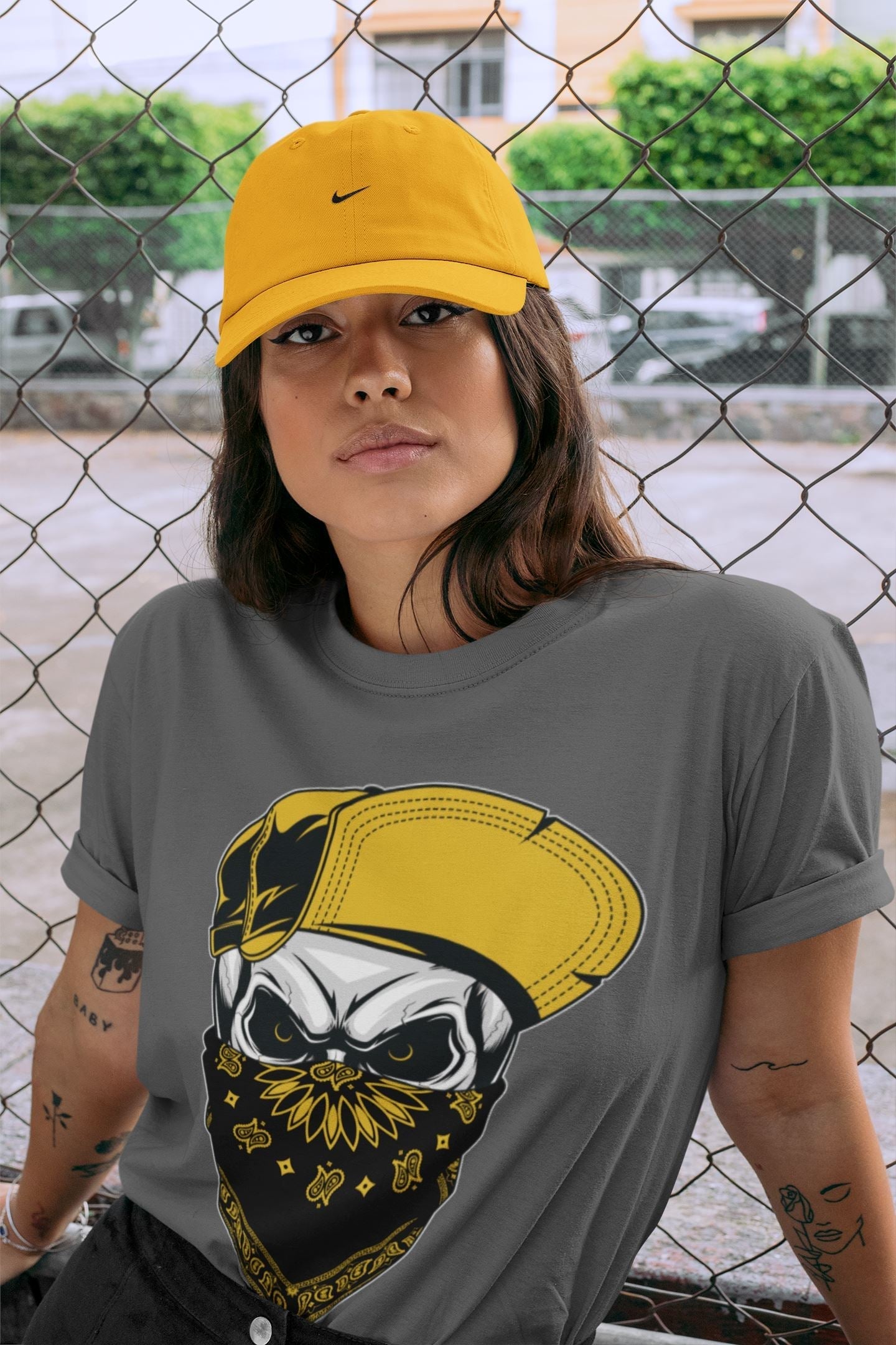 Jordan 9 University Gold Shirt To Match Jordans Skull Hat Sneaker Tees Jordan 9 University Gold Drip Gear Zone Sneaker Matching Clothing Unisex Shirts