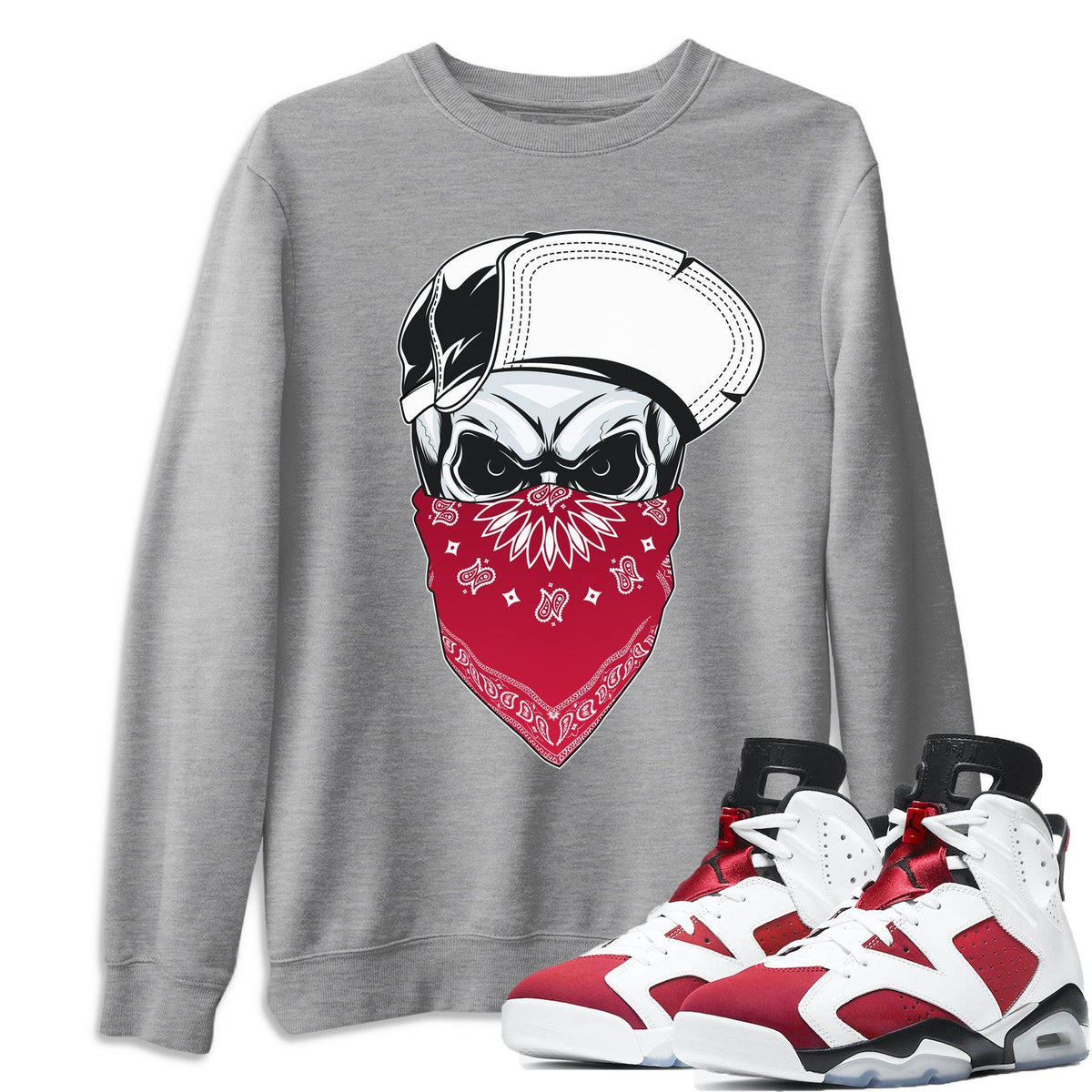 Jordan 6 Carmine Shirt To Match Jordans Skull Hat Sneaker Tees Jordan 6 Carmine Drip Gear Zone Sneaker Matching Clothing Unisex Shirts