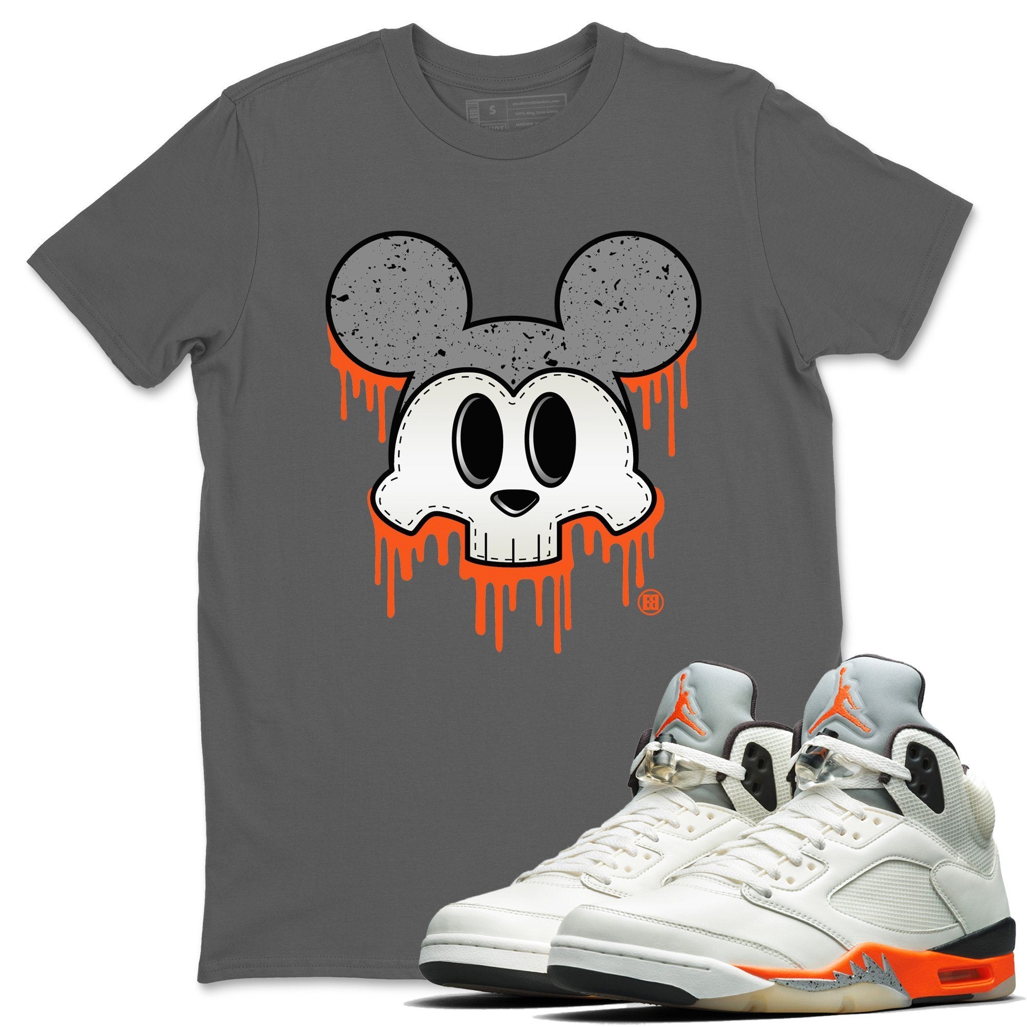 Jordan 5 Shattered Backboard Shirt To Match Jordans Skull Mouse Sneaker Tees Jordan 5 Shattered Backboard Drip Gear Zone Sneaker Matching Clothing Unisex Shirts