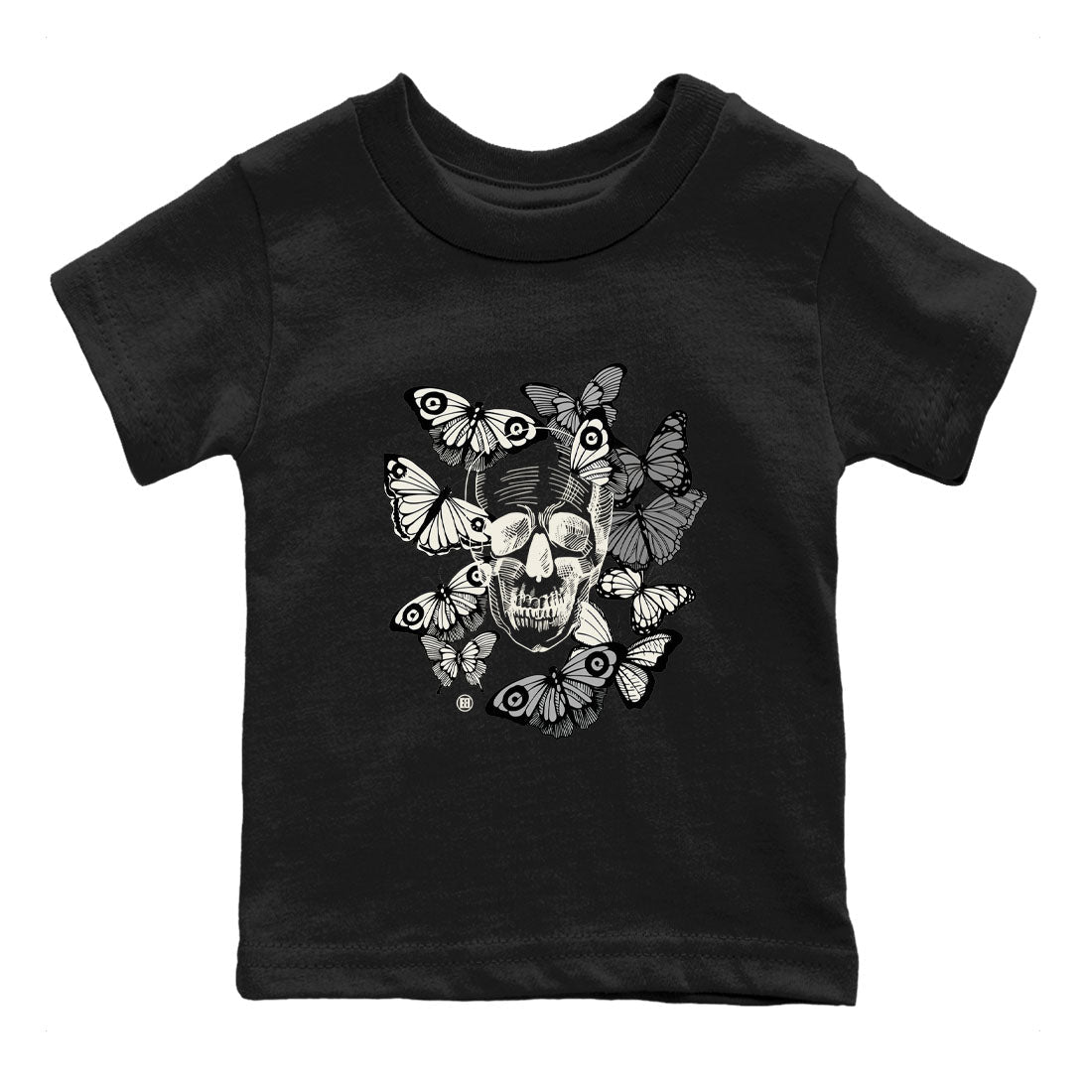 Jordan 3 Carft 'Ivory' shirt to match jordans Skull With Butterflies sneaker tees Air Jordan 3 Ivory Drip Gear Zone Streetwear baby toddler Black 2 cotton Shirt