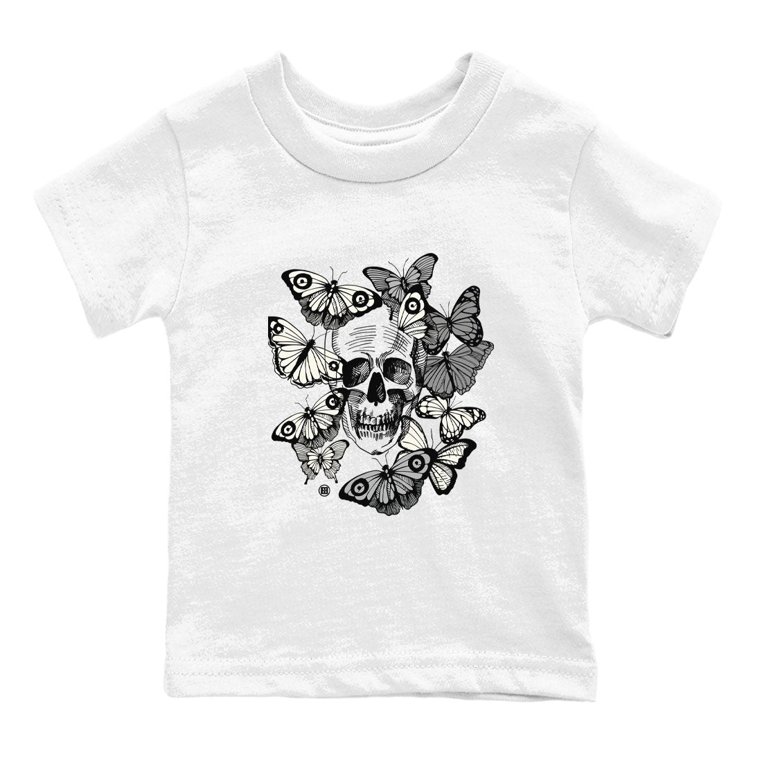 Jordan 3 Carft 'Ivory' shirt to match jordans Skull With Butterflies sneaker tees Air Jordan 3 Ivory Drip Gear Zone Streetwear baby toddler White 2 cotton Shirt