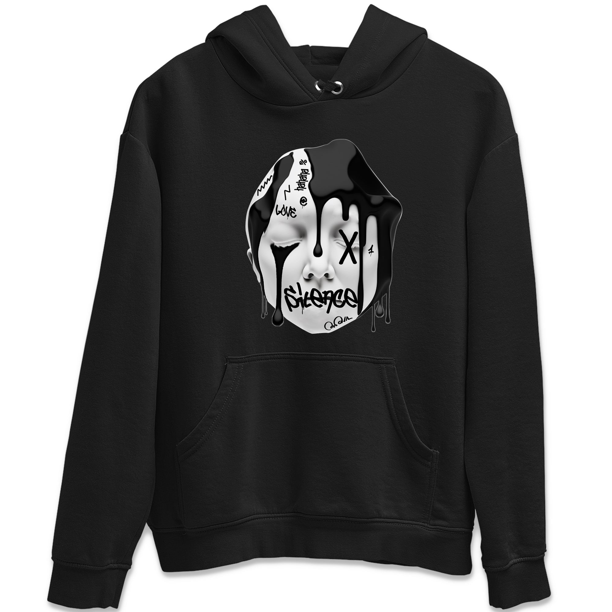 Air Jordan 1 Homage Sneaker Tees Drip Gear Zone Silence Sculpture Sneaker Tees AJ1 Homage Shirt Unisex Shirts Black 2