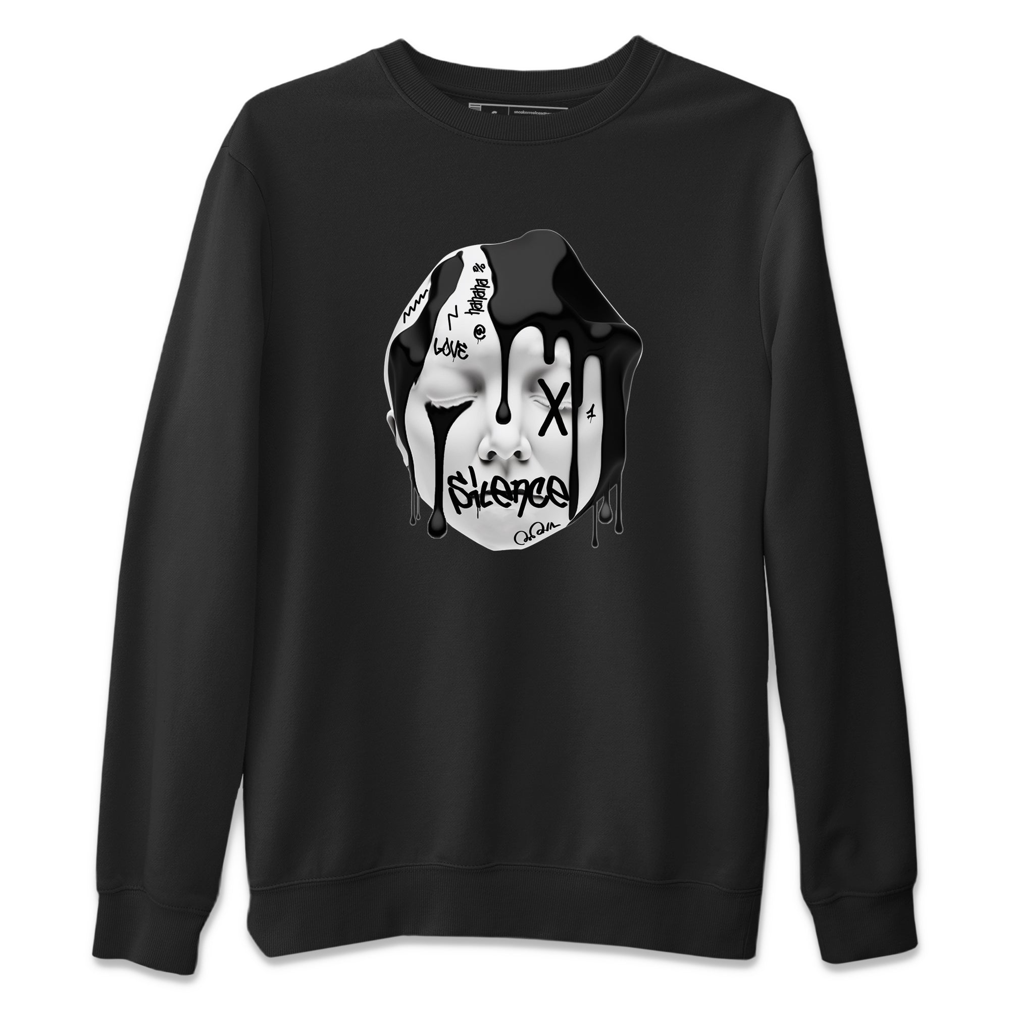 Air Jordan 1 Homage Sneaker Tees Drip Gear Zone Silence Sculpture Sneaker Tees AJ1 Homage Shirt Unisex Shirts Black 2