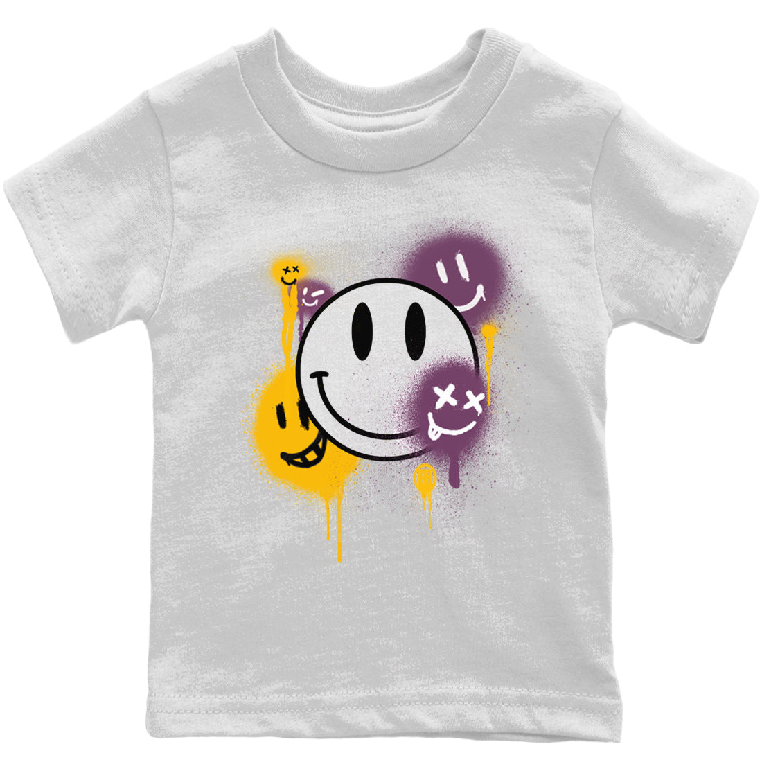 Jordan 1 Brotherhood Sneaker Matching T-Shirt Smile Painting Sneaker Tees Jordan 1 Brotherhood Sneaker Release Tees Kids Shirts