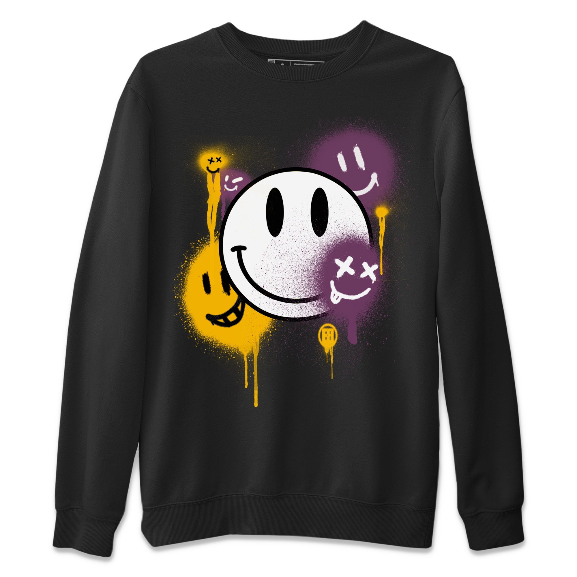 Jordan 1 Brotherhood Sneaker Matching T-Shirt Smile Painting Sneaker Tees Jordan 1 Brotherhood Sneaker Release Tees Crew Neck Tees