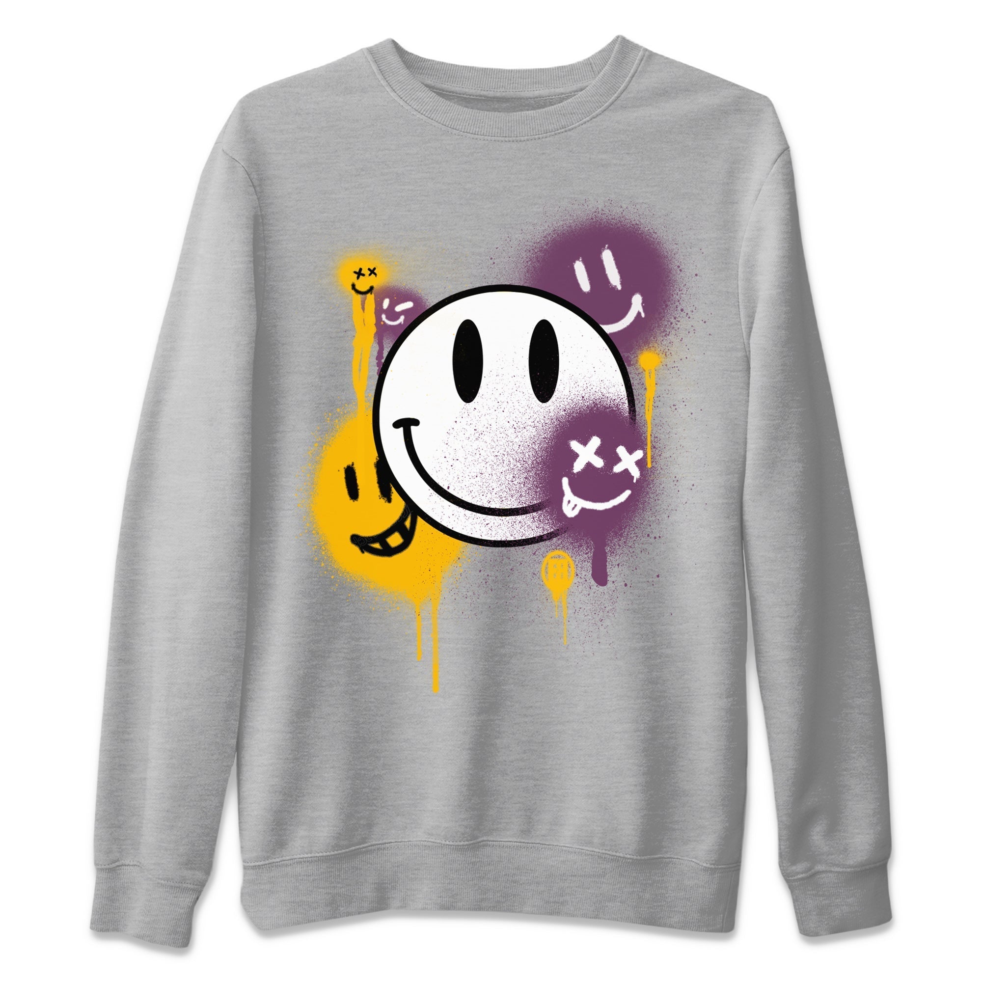 Jordan 1 Brotherhood Sneaker Matching T-Shirt Smile Painting Sneaker Tees Jordan 1 Brotherhood Sneaker Release Tees Crew Neck Tees