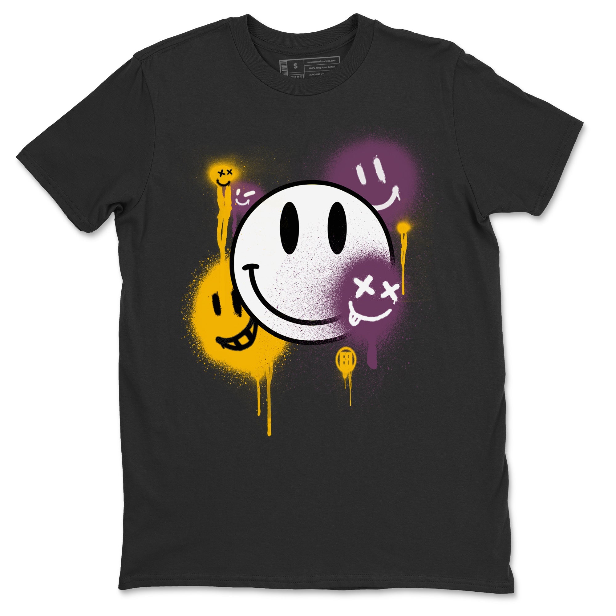 Jordan 1 Brotherhood Sneaker Matching T-Shirt Smile Painting Sneaker Tees Jordan 1 Brotherhood Sneaker Release Tees Crew Neck Tees