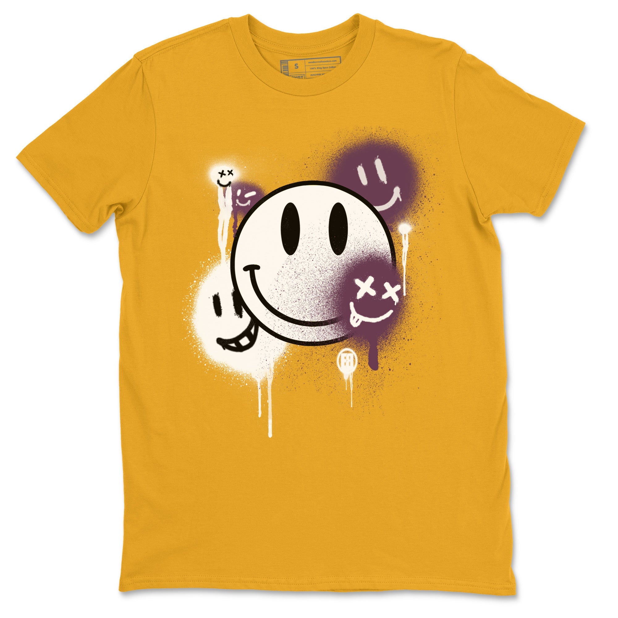 Jordan 1 Brotherhood Sneaker Matching T-Shirt Smile Painting Sneaker Tees Jordan 1 Brotherhood Sneaker Release Tees Crew Neck Tees