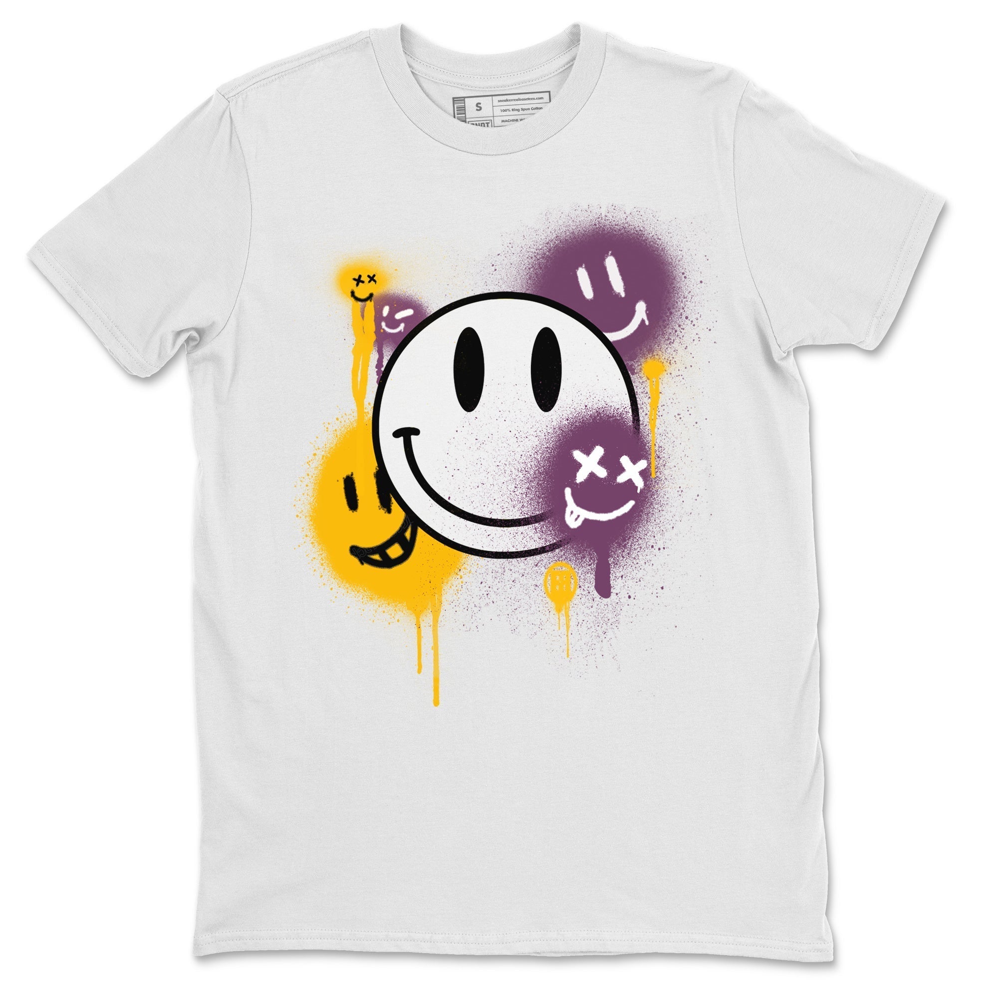 Jordan 1 Brotherhood Sneaker Matching T-Shirt Smile Painting Sneaker Tees Jordan 1 Brotherhood Sneaker Release Tees Crew Neck Tees