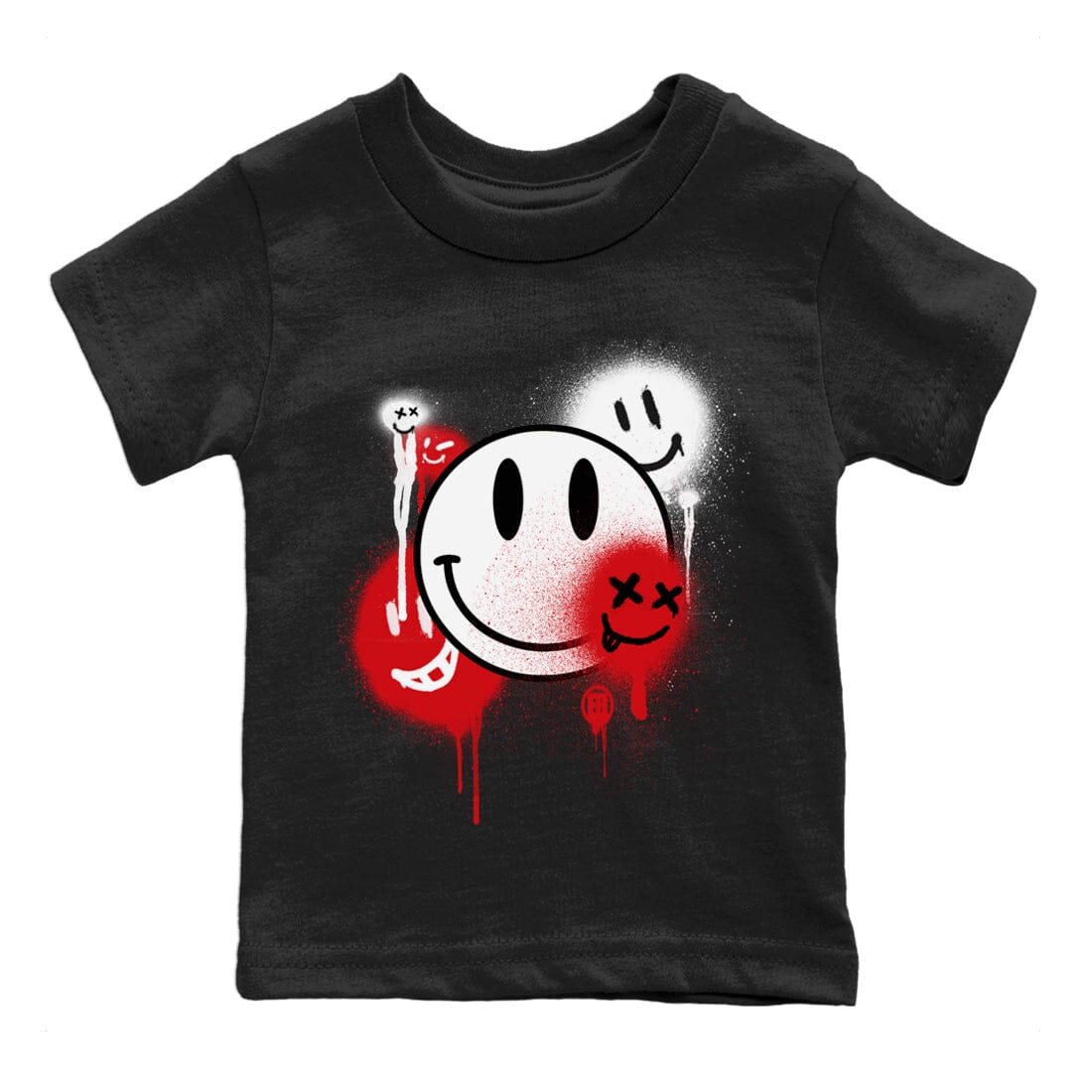 Drip Gear Zone Sneaker Tees Shirt To Match Jordans Smile Painting Sneaker Tees Drip Gear Zone Sneaker Tees Drip Gear Zone Sneaker Matching Clothing Kids Shirts