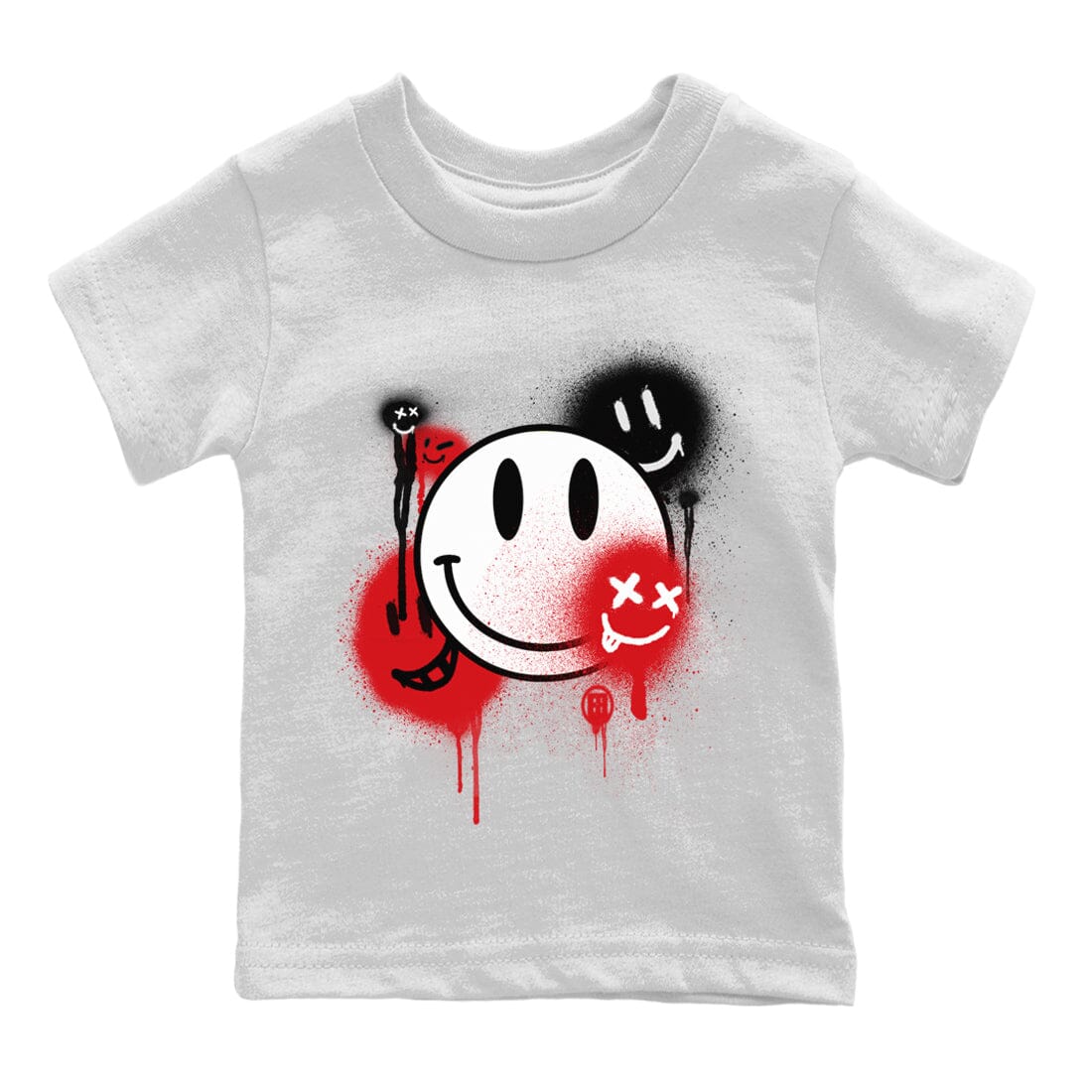Drip Gear Zone Sneaker Tees Shirt To Match Jordans Smile Painting Sneaker Tees Drip Gear Zone Sneaker Tees Drip Gear Zone Sneaker Matching Clothing Kids Shirts
