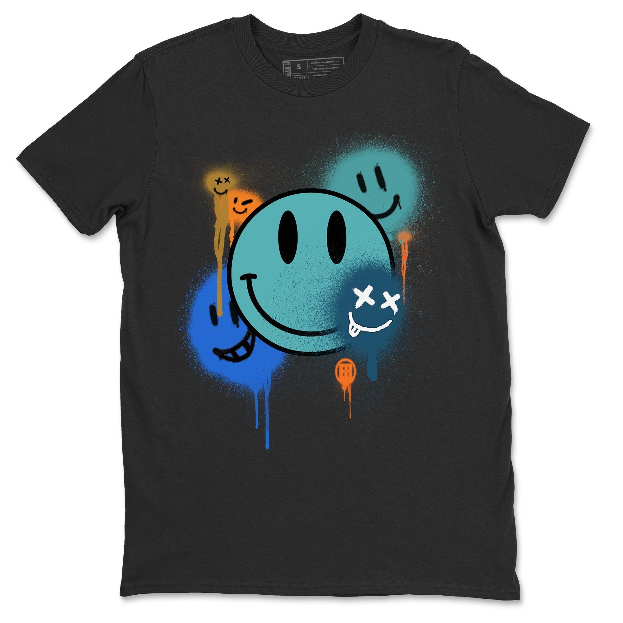 Yeezy 700 Faded Azure Shirt To Match Jordans Smile Painting Sneaker Tees Yeezy 700 Faded Azure Drip Gear Zone Sneaker Matching Clothing Unisex Shirts