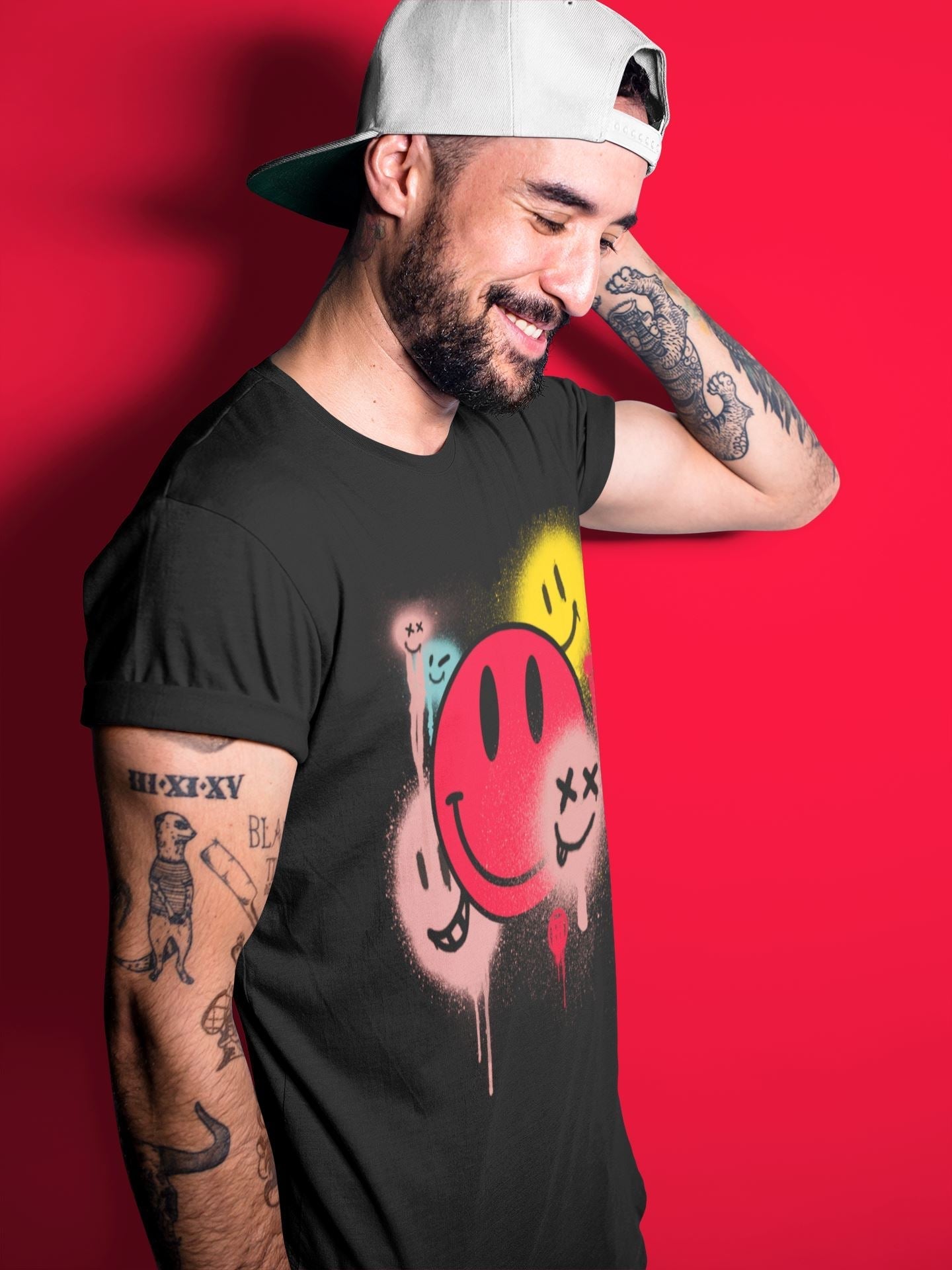 Yeezy 700 Hi-Res Red Shirt To Match Jordans Smile Painting Sneaker Tees Yeezy 700 Hi-Res Red Drip Gear Zone Sneaker Matching Clothing Unisex Shirts