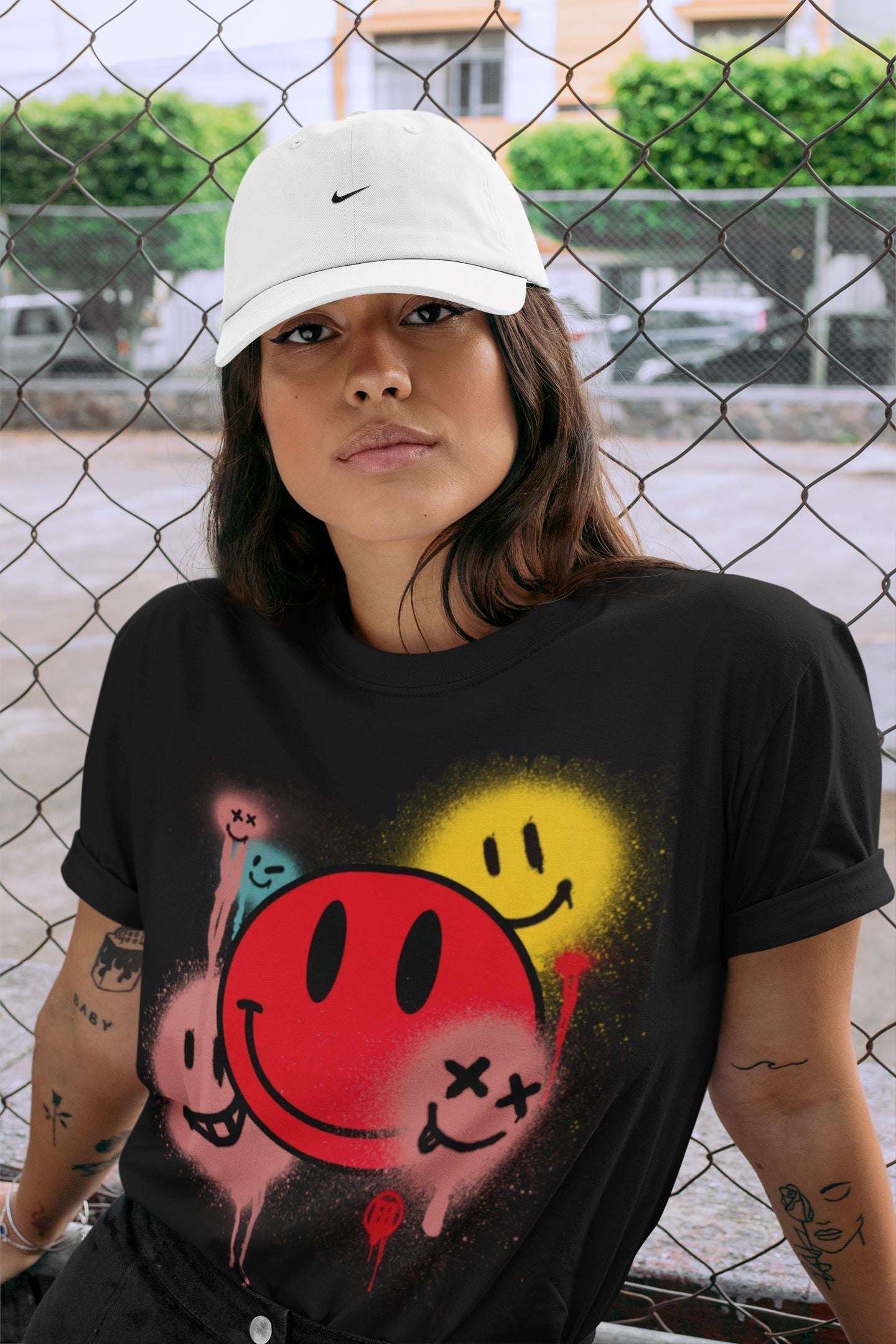 Yeezy 700 Hi-Res Red Shirt To Match Jordans Smile Painting Sneaker Tees Yeezy 700 Hi-Res Red Drip Gear Zone Sneaker Matching Clothing Unisex Shirts