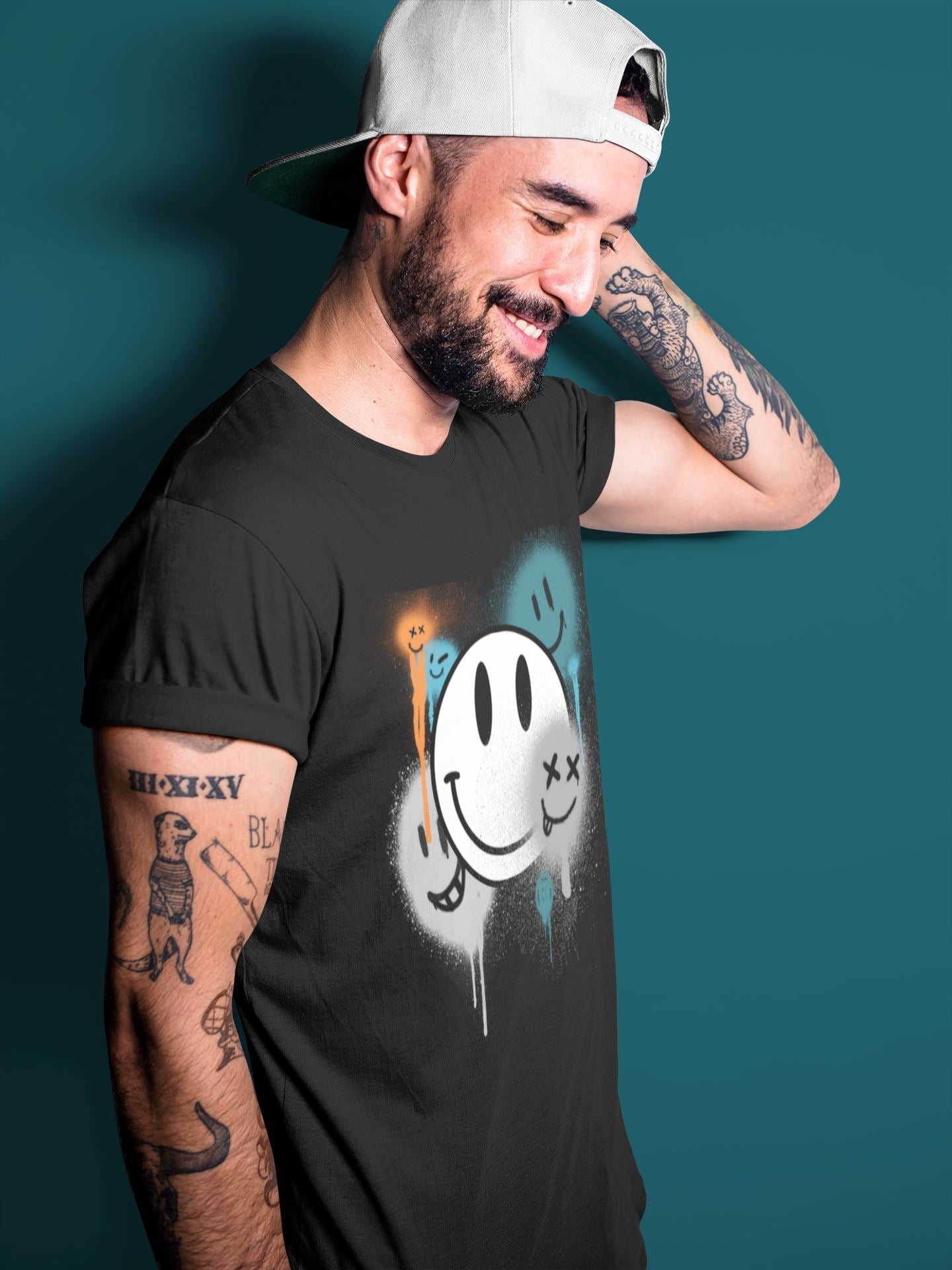 Yeezy 700 Wave Runner Shirt To Match Jordans Smile Painting Sneaker Tees Yeezy 700 Wave Runner Drip Gear Zone Sneaker Matching Clothing Unisex Shirts