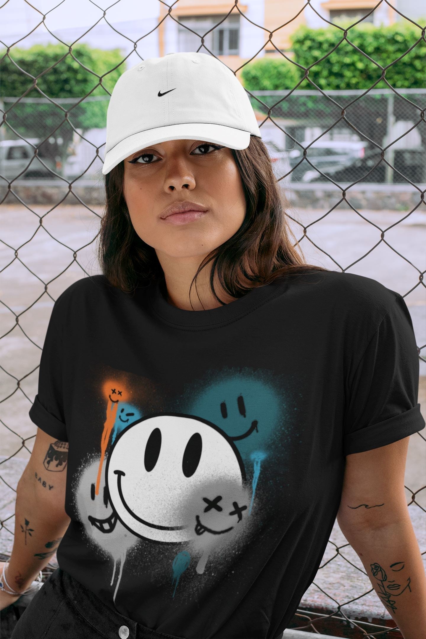 Yeezy 700 Wave Runner Shirt To Match Jordans Smile Painting Sneaker Tees Yeezy 700 Wave Runner Drip Gear Zone Sneaker Matching Clothing Unisex Shirts