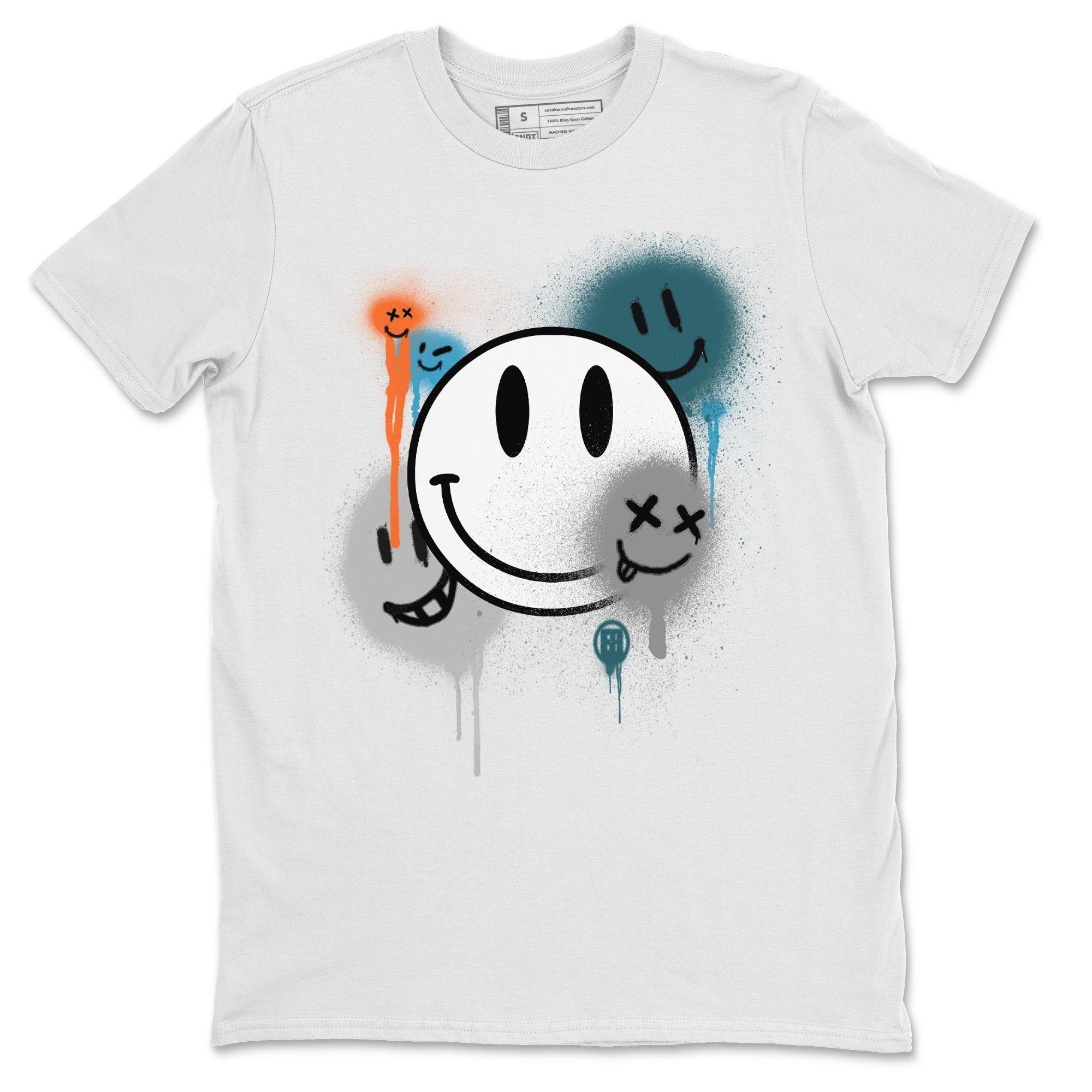 Yeezy 700 Wave Runner Shirt To Match Jordans Smile Painting Sneaker Tees Yeezy 700 Wave Runner Drip Gear Zone Sneaker Matching Clothing Unisex Shirts