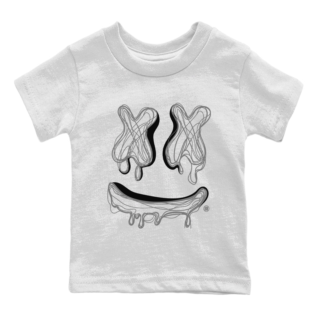 Air Jordan 13 Black Flint Sneaker Match Tees Smiley Doodle Streetwear Sneaker Shirt Air Jordan 13 Retro Black Flint Sneaker Release Tees Kids Shirts White 2