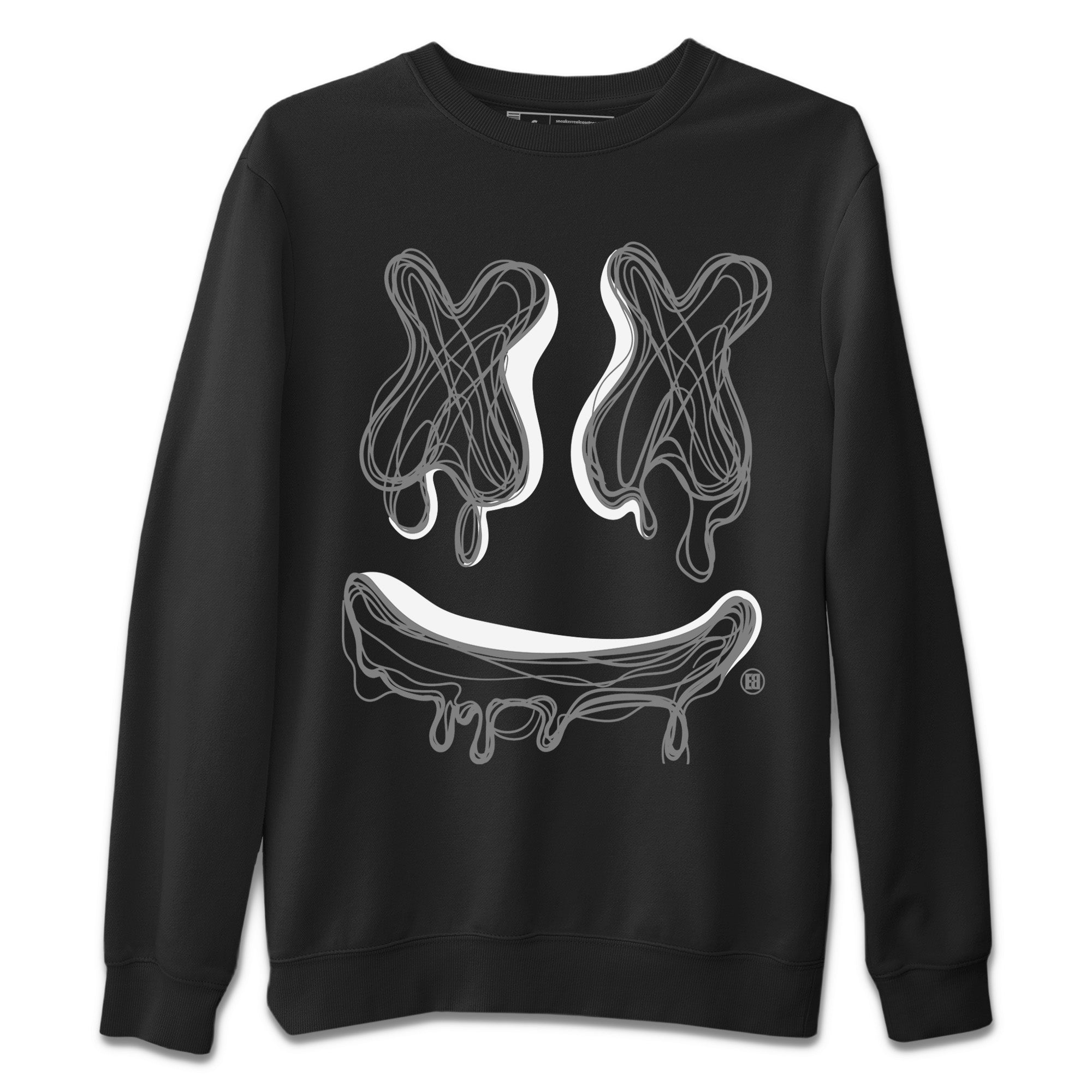 Air Jordan 13 Black Flint Sneaker Match Tees Smiley Doodle Streetwear Sneaker Shirt Air Jordan 13 Retro Black Flint Sneaker Release Tees Unisex Shirts Black 2