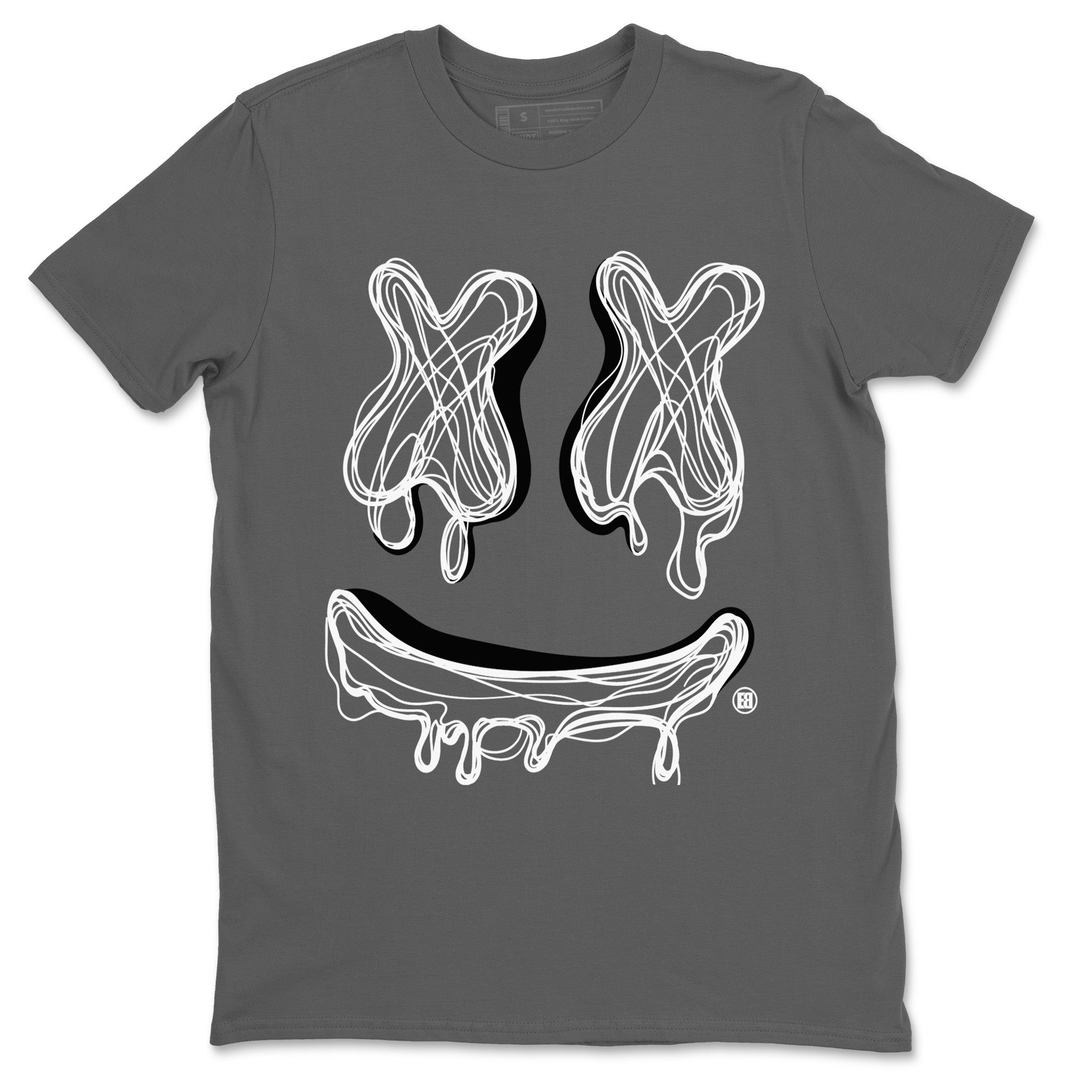 Air Jordan 13 Black Flint Sneaker Match Tees Smiley Doodle Streetwear Sneaker Shirt Air Jordan 13 Retro Black Flint Sneaker Release Tees Unisex Shirts Cool Grey 2