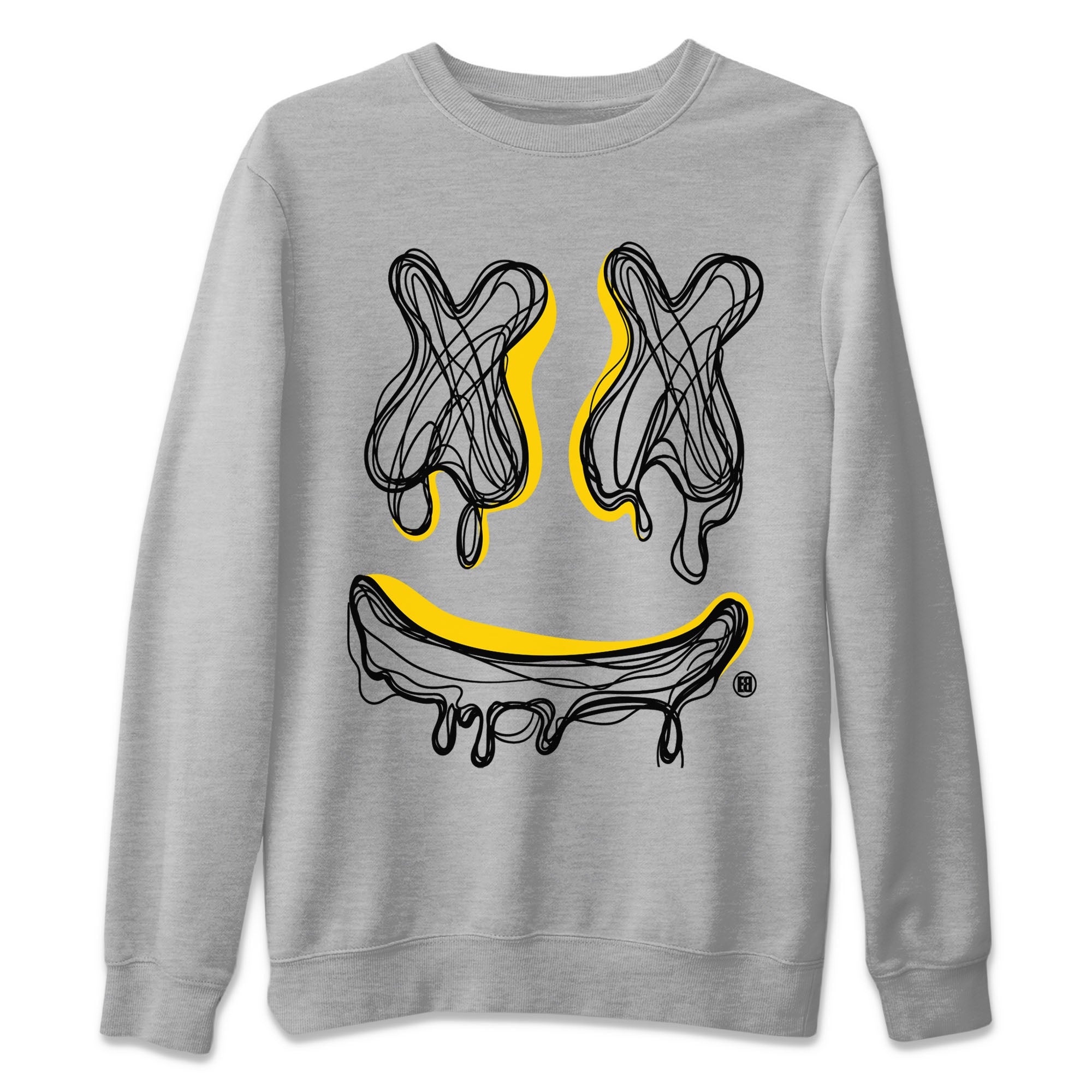 Smiley Doodle Unisex Tops - Air Jordan 4 Thunder
