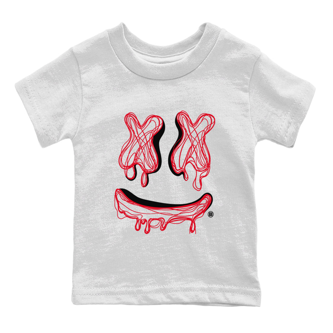 Air Jordan 6 Toro Bravo Sneaker Match Tees Smiley Doodle Streetwear Sneaker Shirt Air Jordan 6 Toro Tees Kids Shirts White 2