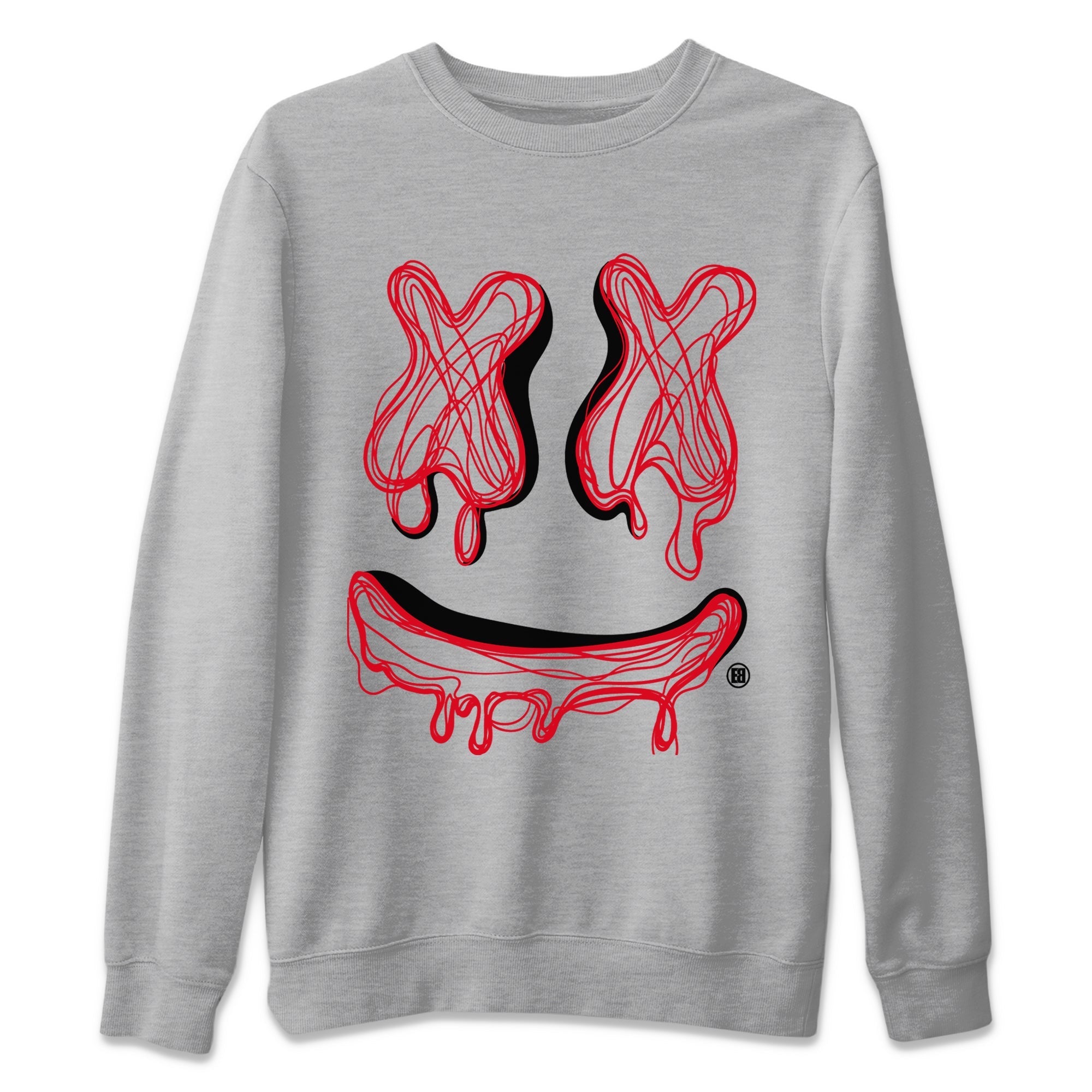 Air Jordan 6 Toro Bravo Sneaker Match Tees Smiley Doodle Streetwear Sneaker Shirt Air Jordan 6 Toro Tees Unisex Shirts Heather Grey 2