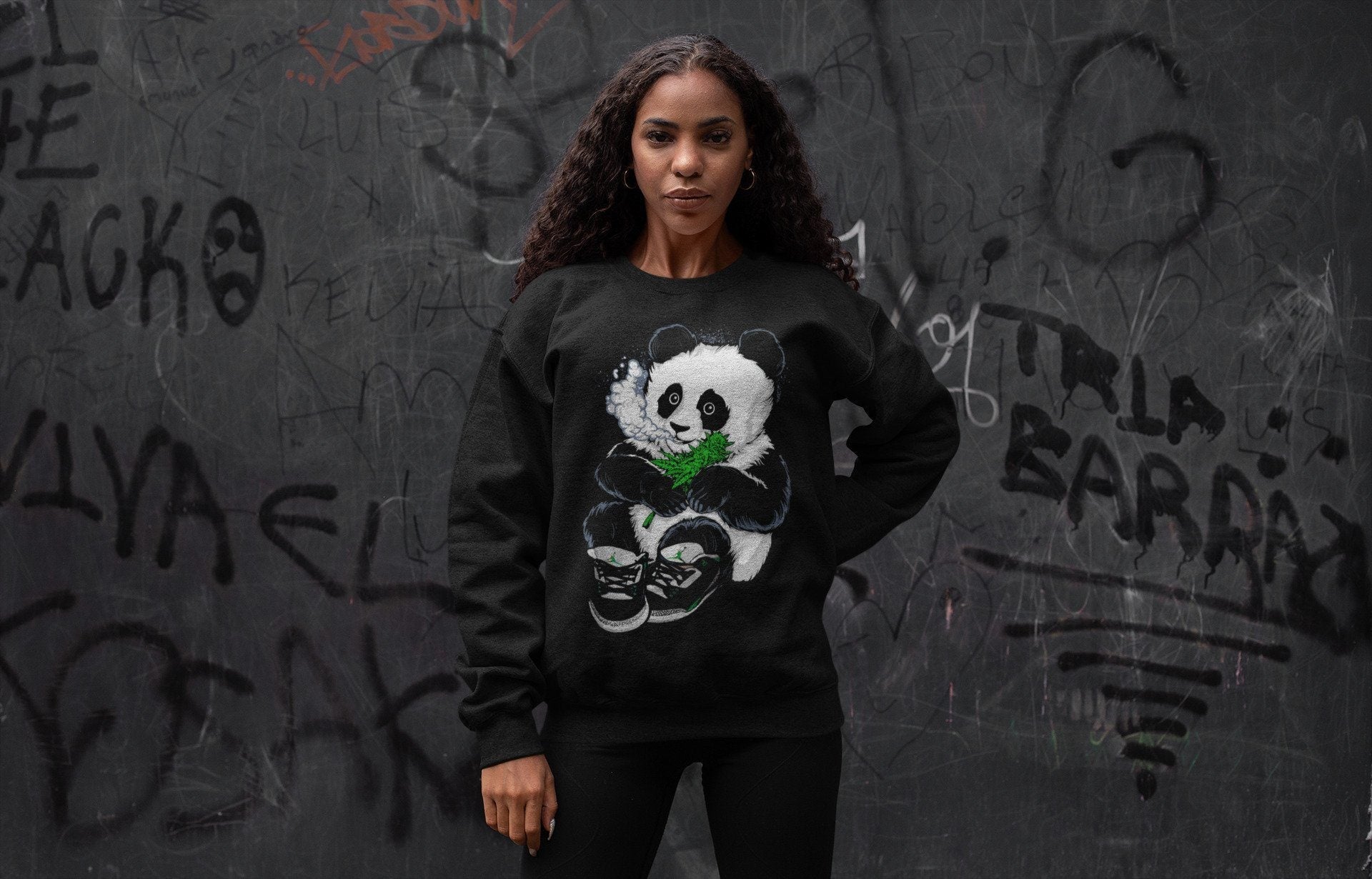 Jordan 3 Pine Green Shirt To Match Jordans Smoking Panda Sneaker Tees Jordan 3 Pine Green Drip Gear Zone Sneaker Matching Clothing Unisex Shirts