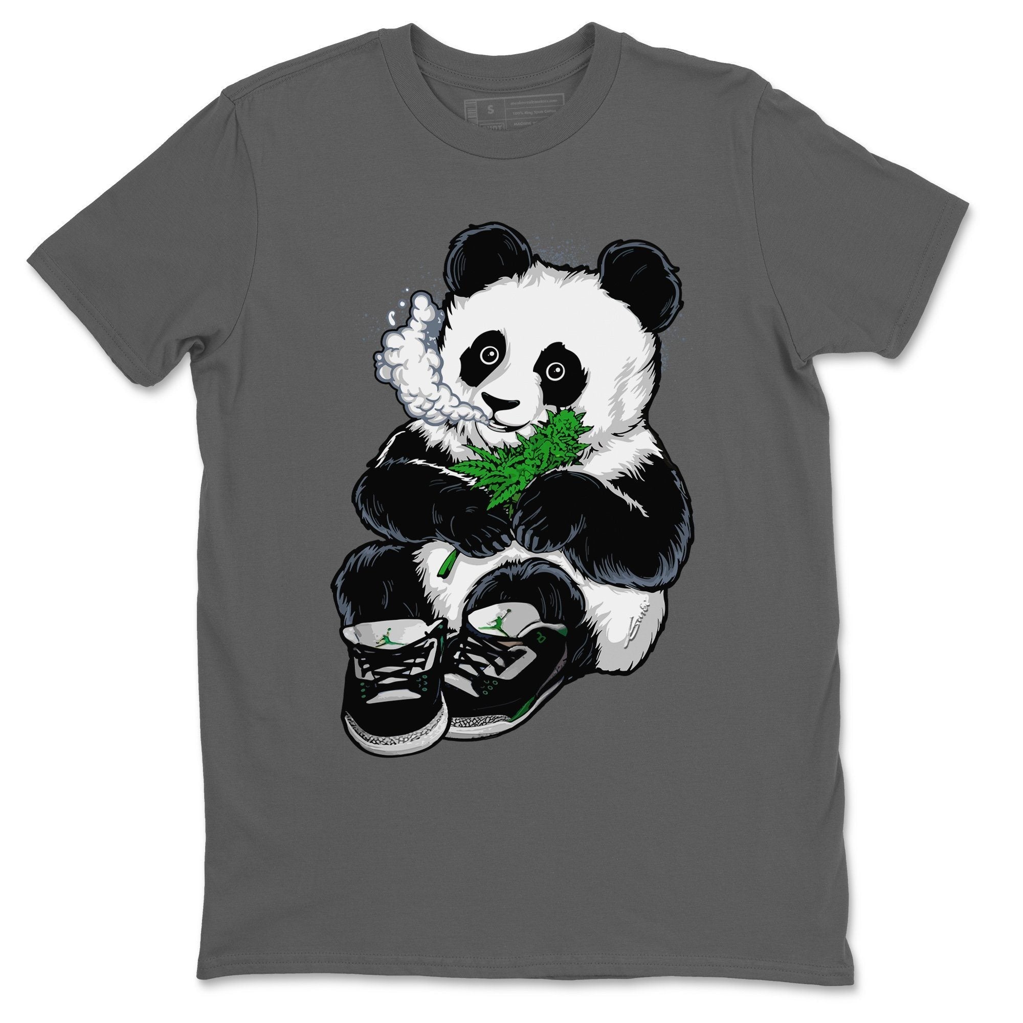 Jordan 3 Pine Green Shirt To Match Jordans Smoking Panda Sneaker Tees Jordan 3 Pine Green Drip Gear Zone Sneaker Matching Clothing Unisex Shirts