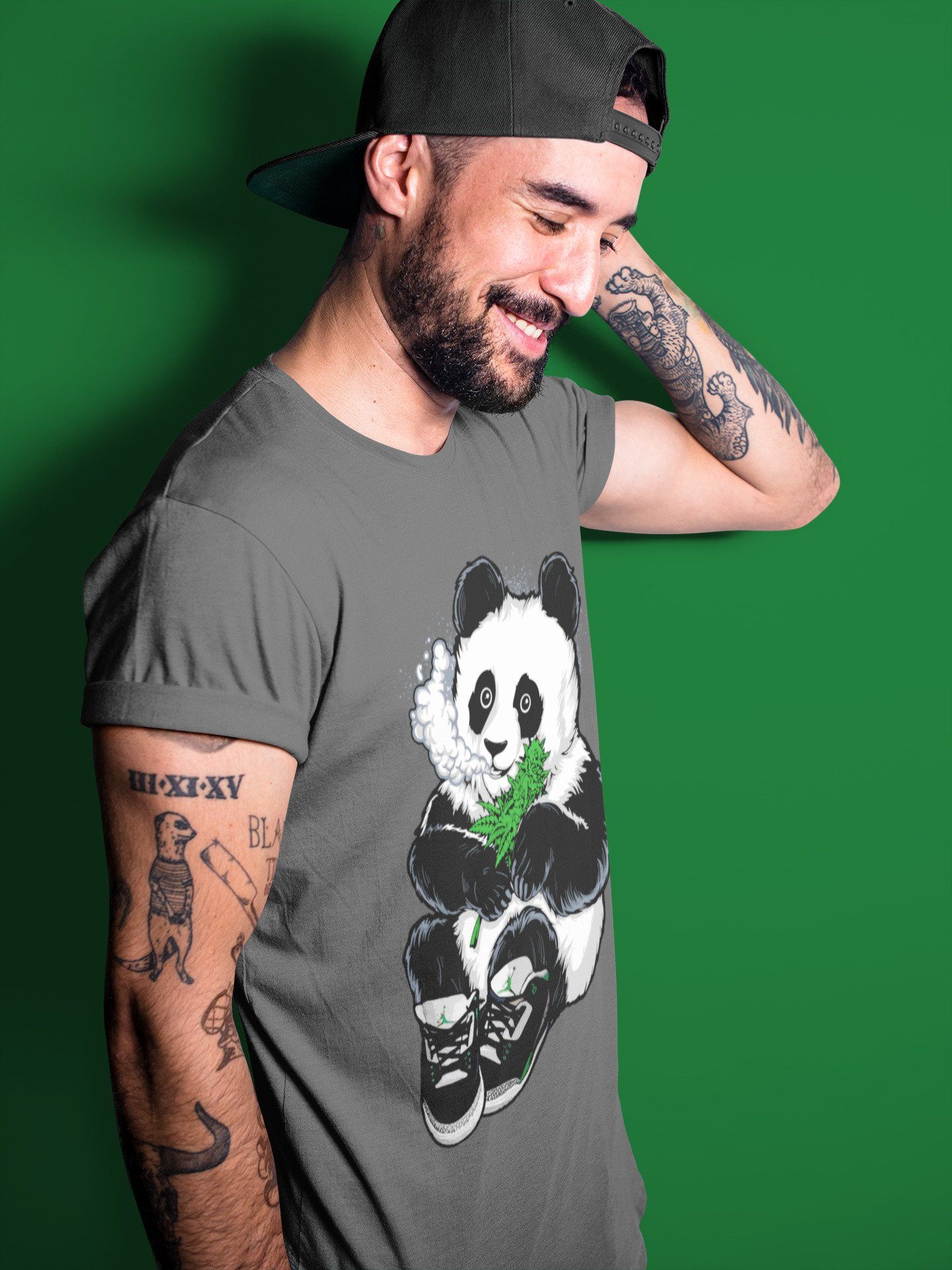 Jordan 3 Pine Green Shirt To Match Jordans Smoking Panda Sneaker Tees Jordan 3 Pine Green Drip Gear Zone Sneaker Matching Clothing Unisex Shirts