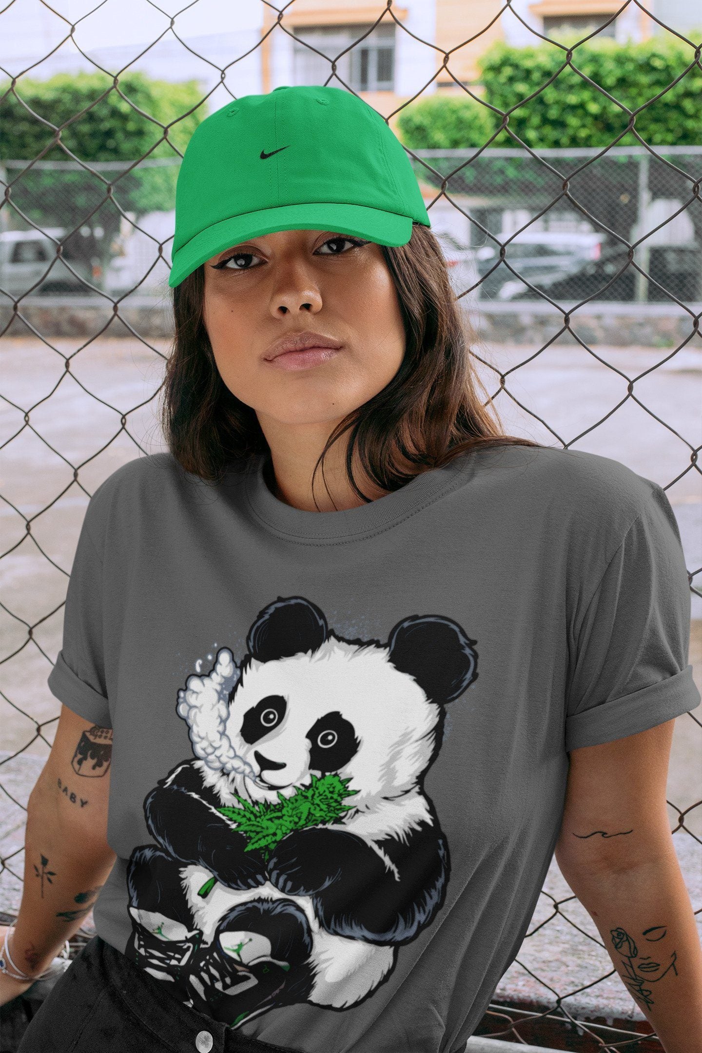 Jordan 3 Pine Green Shirt To Match Jordans Smoking Panda Sneaker Tees Jordan 3 Pine Green Drip Gear Zone Sneaker Matching Clothing Unisex Shirts