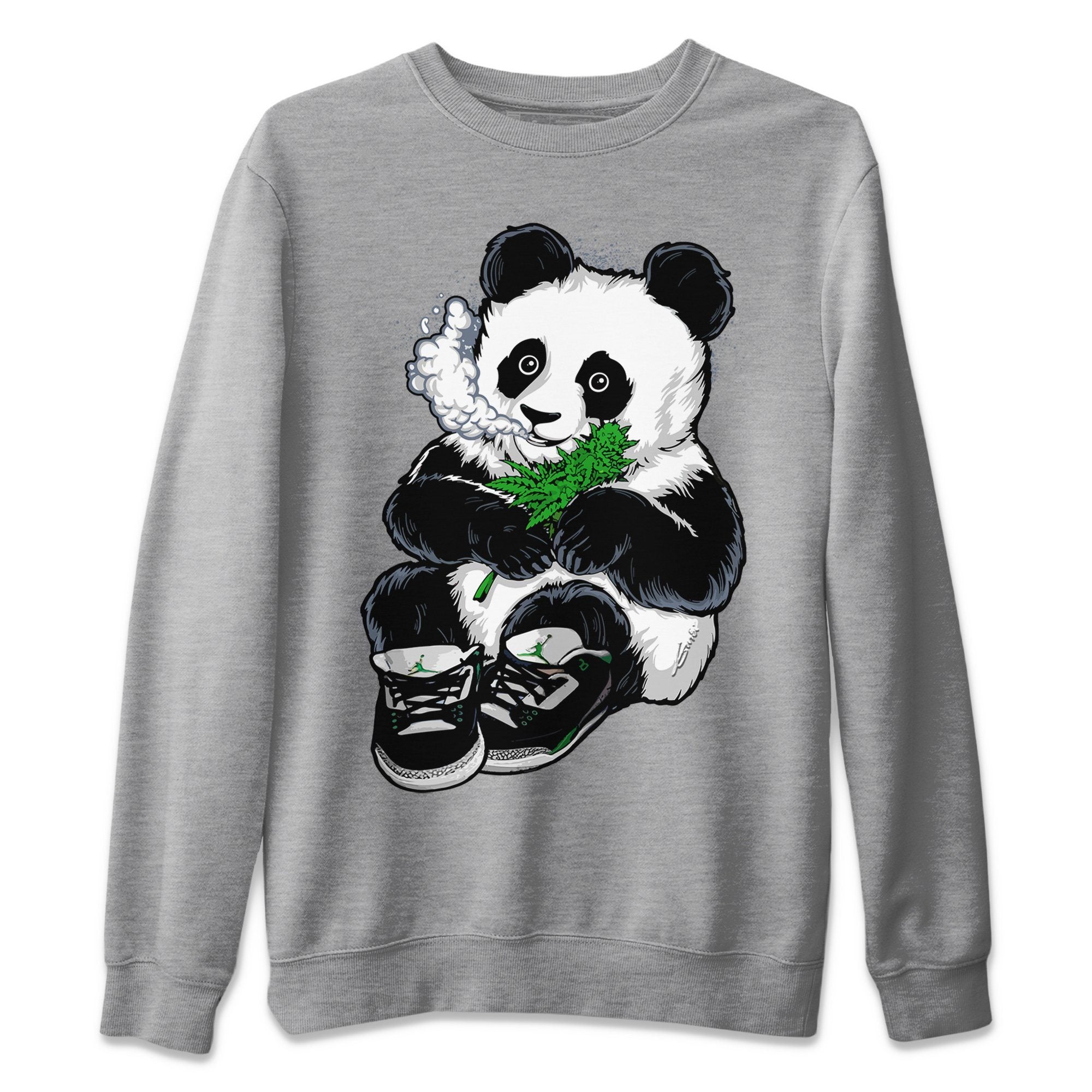 Jordan 3 Pine Green Shirt To Match Jordans Smoking Panda Sneaker Tees Jordan 3 Pine Green Drip Gear Zone Sneaker Matching Clothing Unisex Shirts