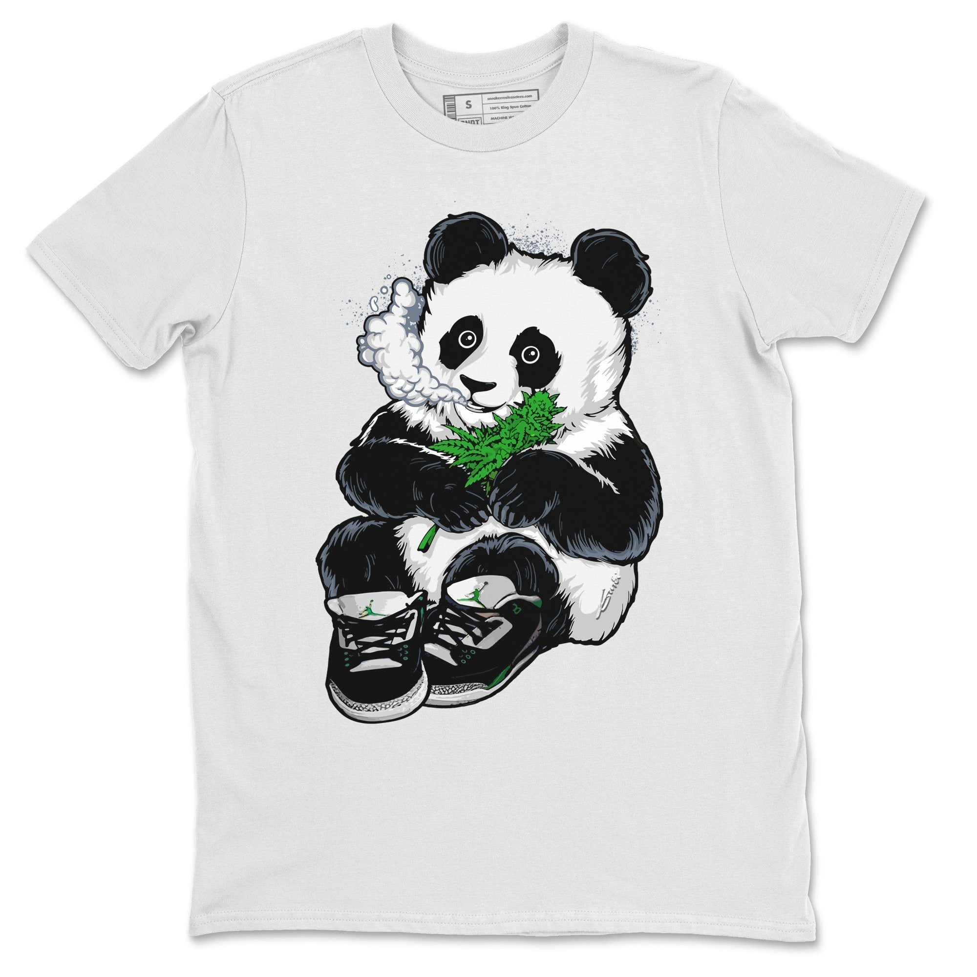 Jordan 3 Pine Green Shirt To Match Jordans Smoking Panda Sneaker Tees Jordan 3 Pine Green Drip Gear Zone Sneaker Matching Clothing Unisex Shirts