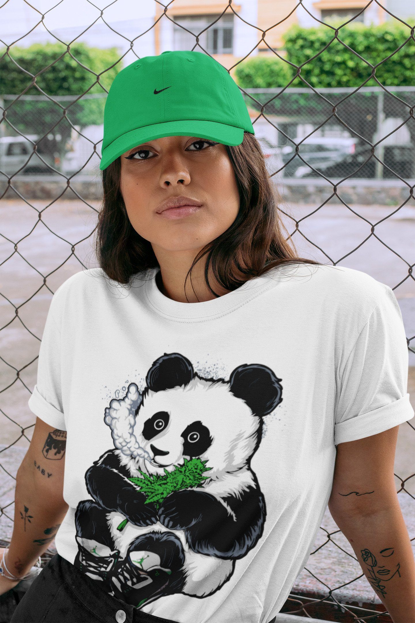 Jordan 3 Pine Green Shirt To Match Jordans Smoking Panda Sneaker Tees Jordan 3 Pine Green Drip Gear Zone Sneaker Matching Clothing Unisex Shirts