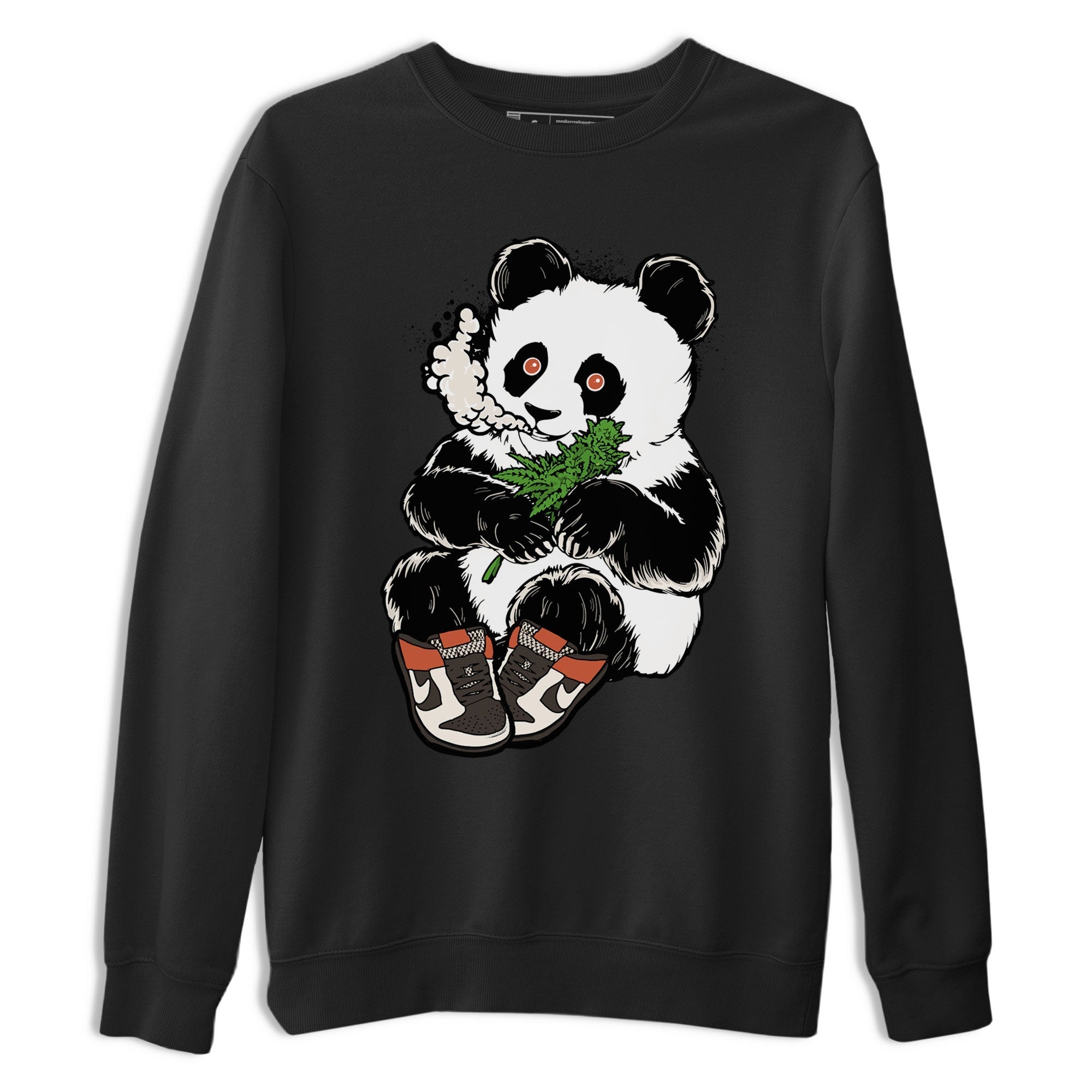 Nike Dunk Low Red Panda shirt to match jordans Smoking Panda sneaker tees Dunk Red Panda Drip Gear Zone Sneaker T-Shirts Crew Neck Casual Fit Black 2 T-Shirt