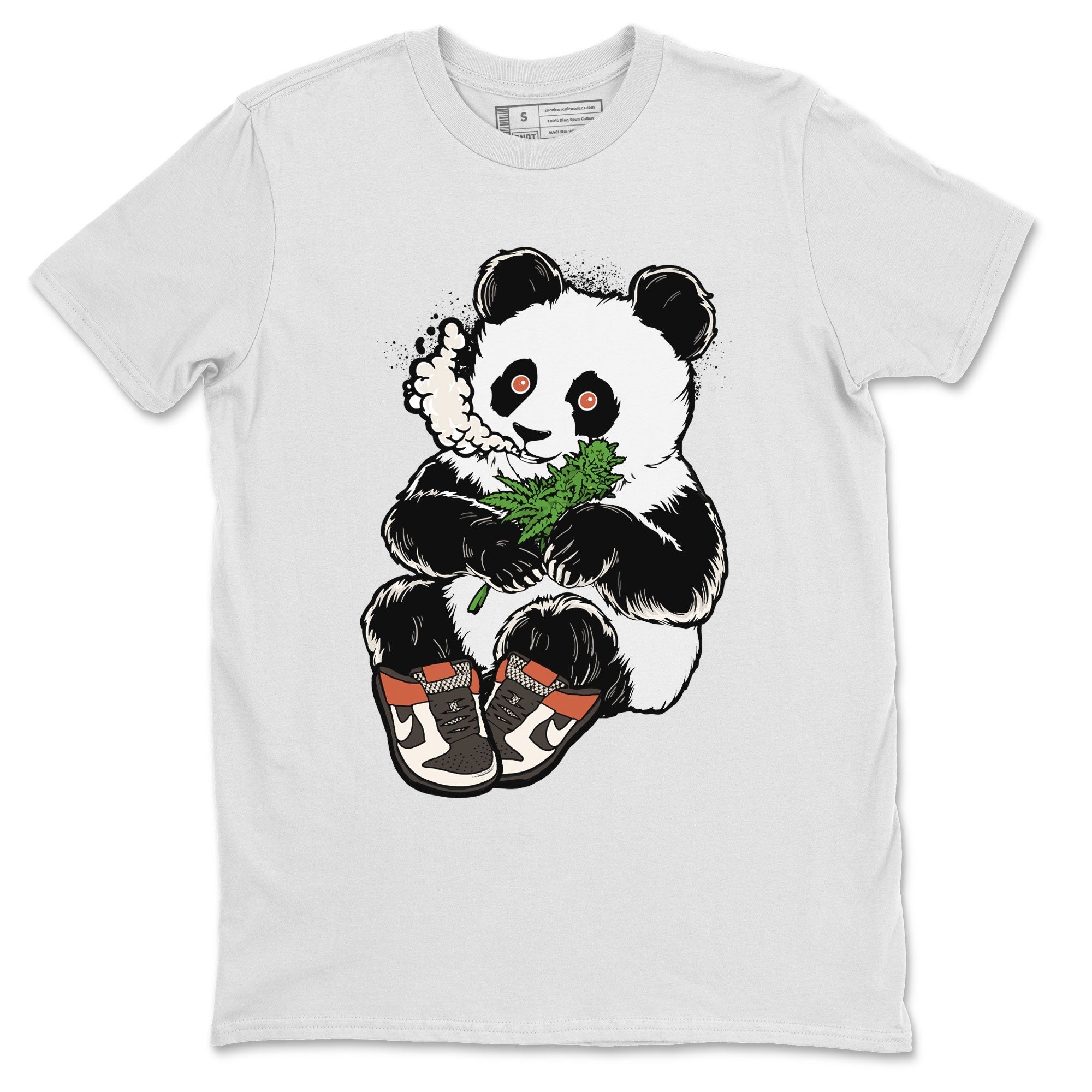 Nike Dunk Low Red Panda shirt to match jordans Smoking Panda sneaker tees Dunk Red Panda Drip Gear Zone Sneaker T-Shirts Crew Neck Casual Fit White 2 T-Shirt
