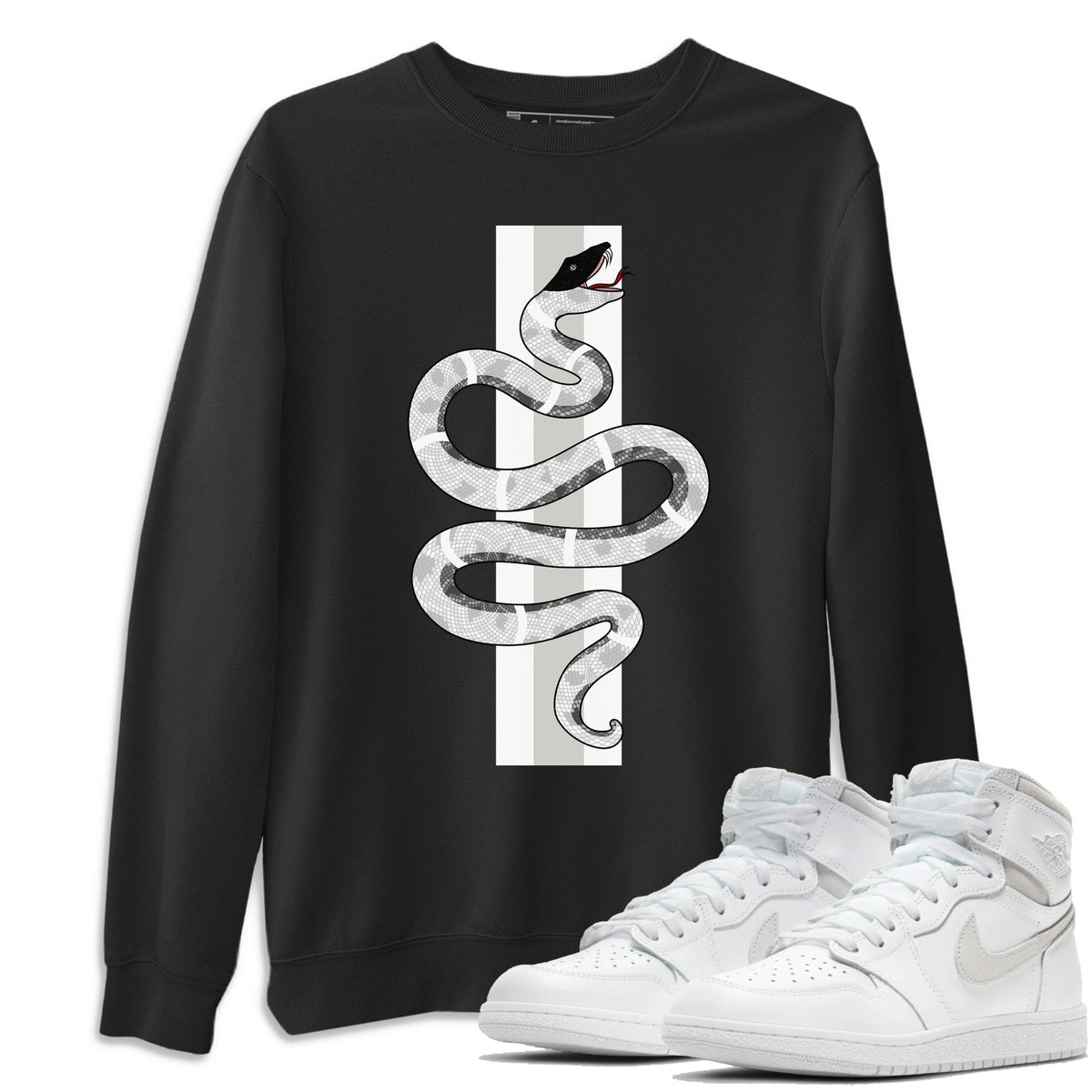 Jordan 1 Neutral Grey Shirt To Match Jordans Snake Sneaker Tees Jordan 1 Neutral Grey Drip Gear Zone Sneaker Matching Clothing Unisex Shirts