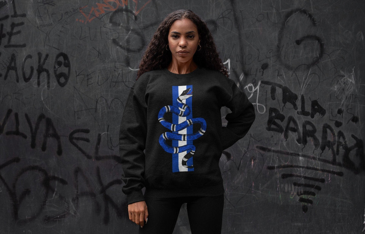 Jordan 1 Royal Black Shirt To Match Jordans Snake Sneaker Tees Jordan 1 Royal Black Drip Gear Zone Sneaker Matching Clothing Unisex Shirts