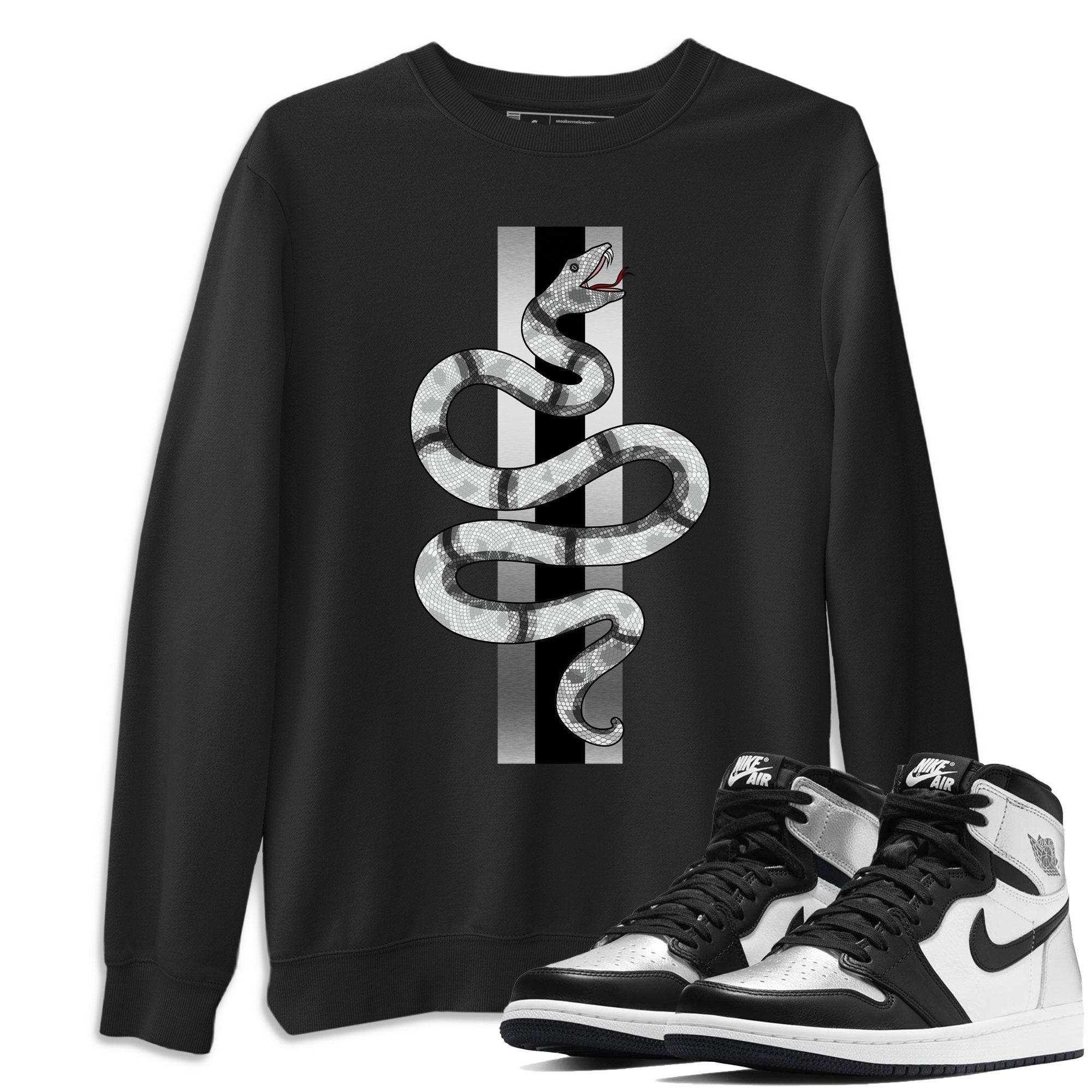 Jordan 1 Silver Toe Shirt To Match Jordans Snake Sneaker Tees Jordan 1 Silver Toe Drip Gear Zone Sneaker Matching Clothing Unisex Shirts