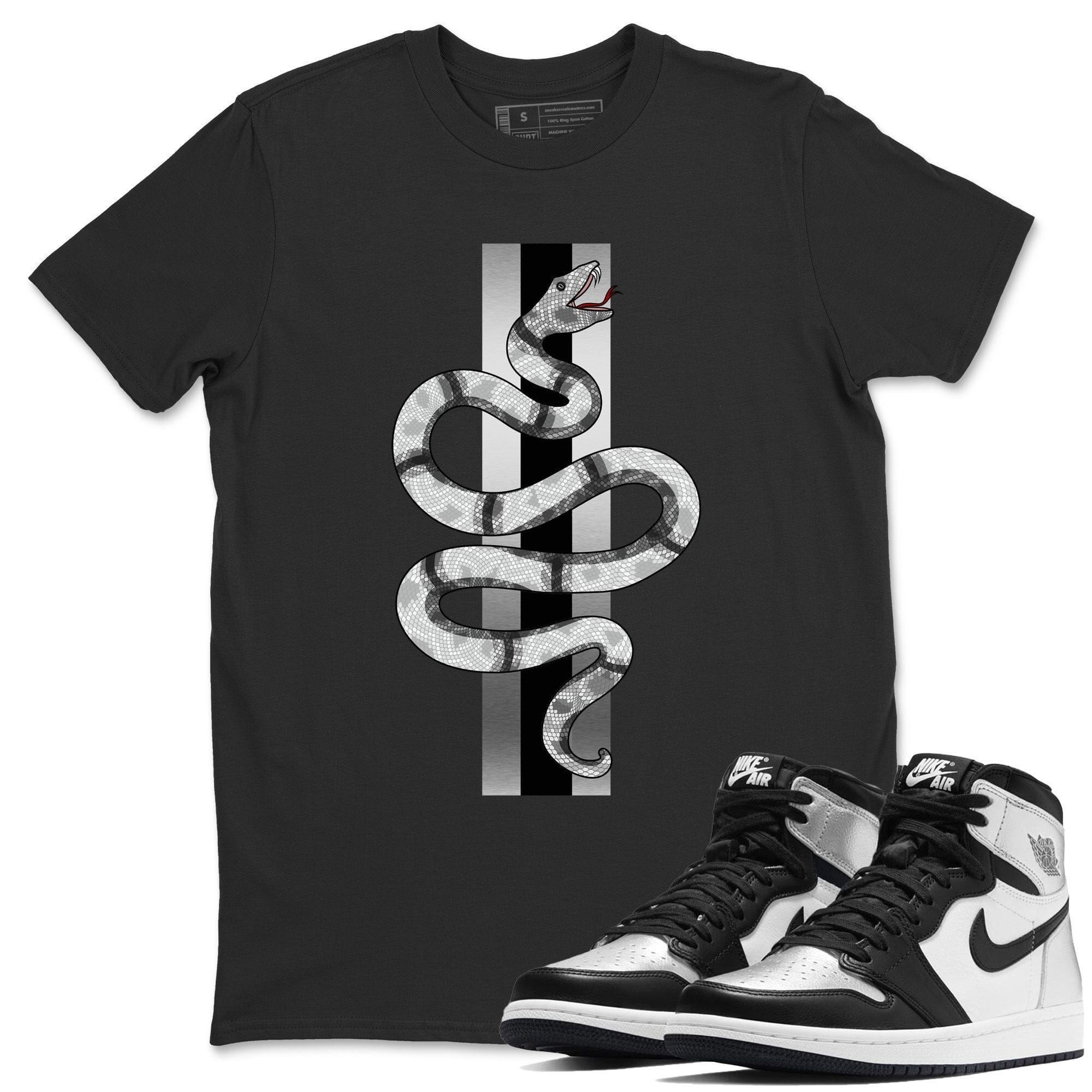 Jordan 1 Silver Toe Shirt To Match Jordans Snake Sneaker Tees Jordan 1 Silver Toe Drip Gear Zone Sneaker Matching Clothing Unisex Shirts