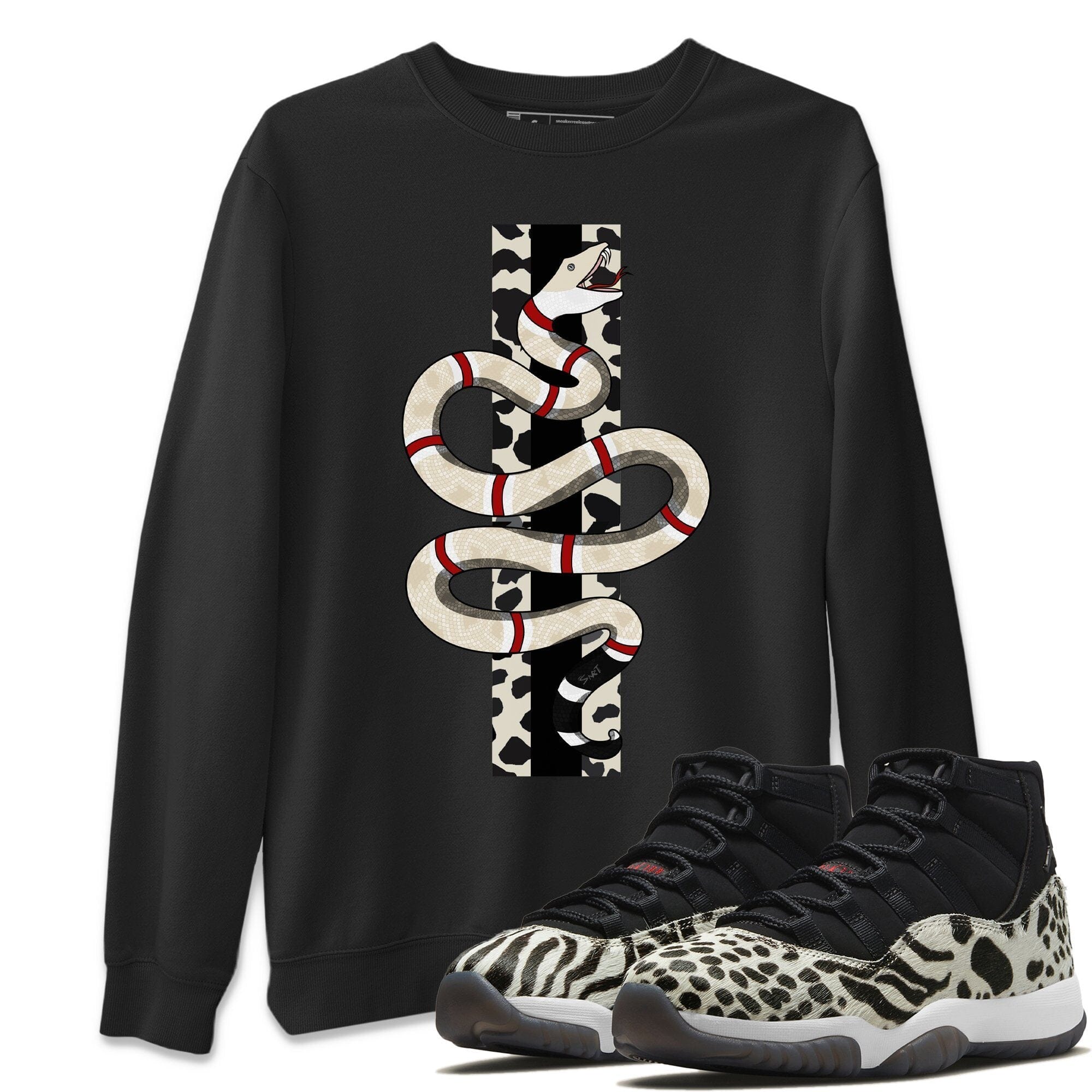 Jordan 11 Animal Instinct Shirt To Match Jordans Snake Sneaker Tees Jordan 11 Animal Instinct Drip Gear Zone Sneaker Matching Clothing Unisex Shirts