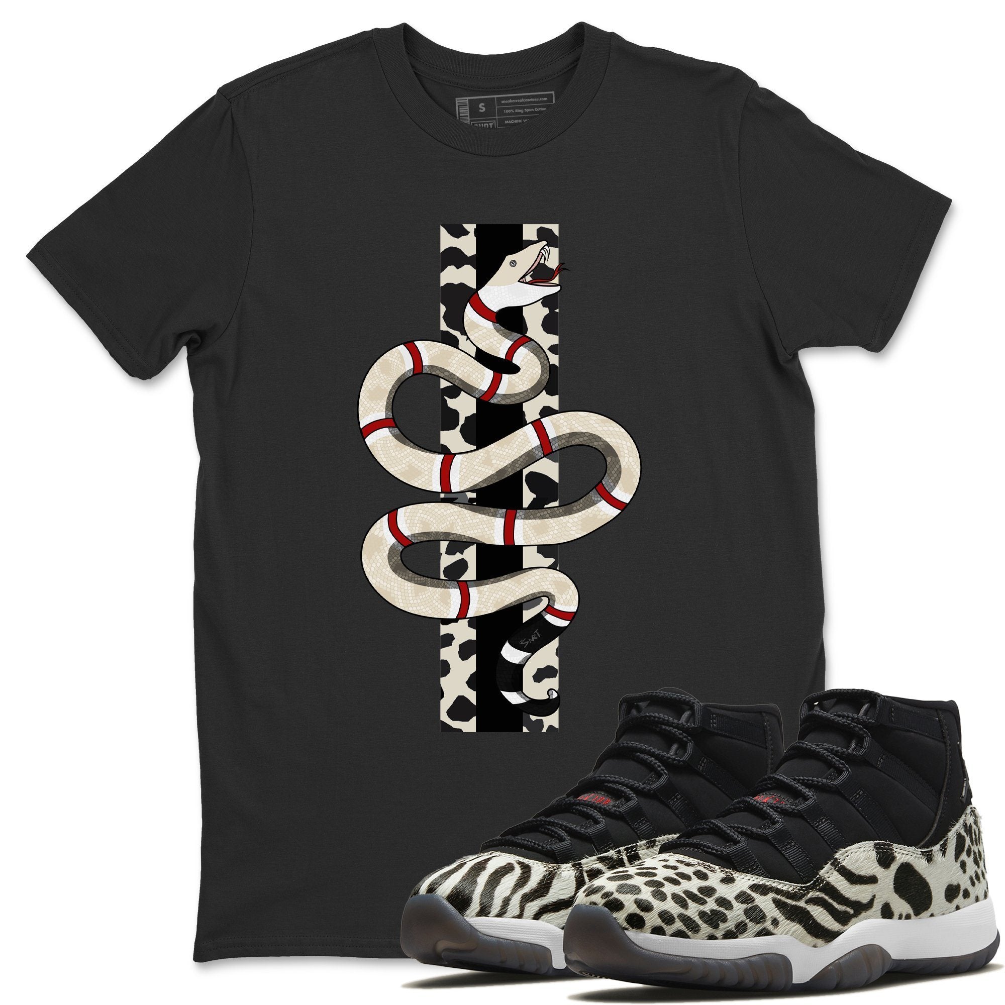Jordan 11 Animal Instinct Shirt To Match Jordans Snake Sneaker Tees Jordan 11 Animal Instinct Drip Gear Zone Sneaker Matching Clothing Unisex Shirts