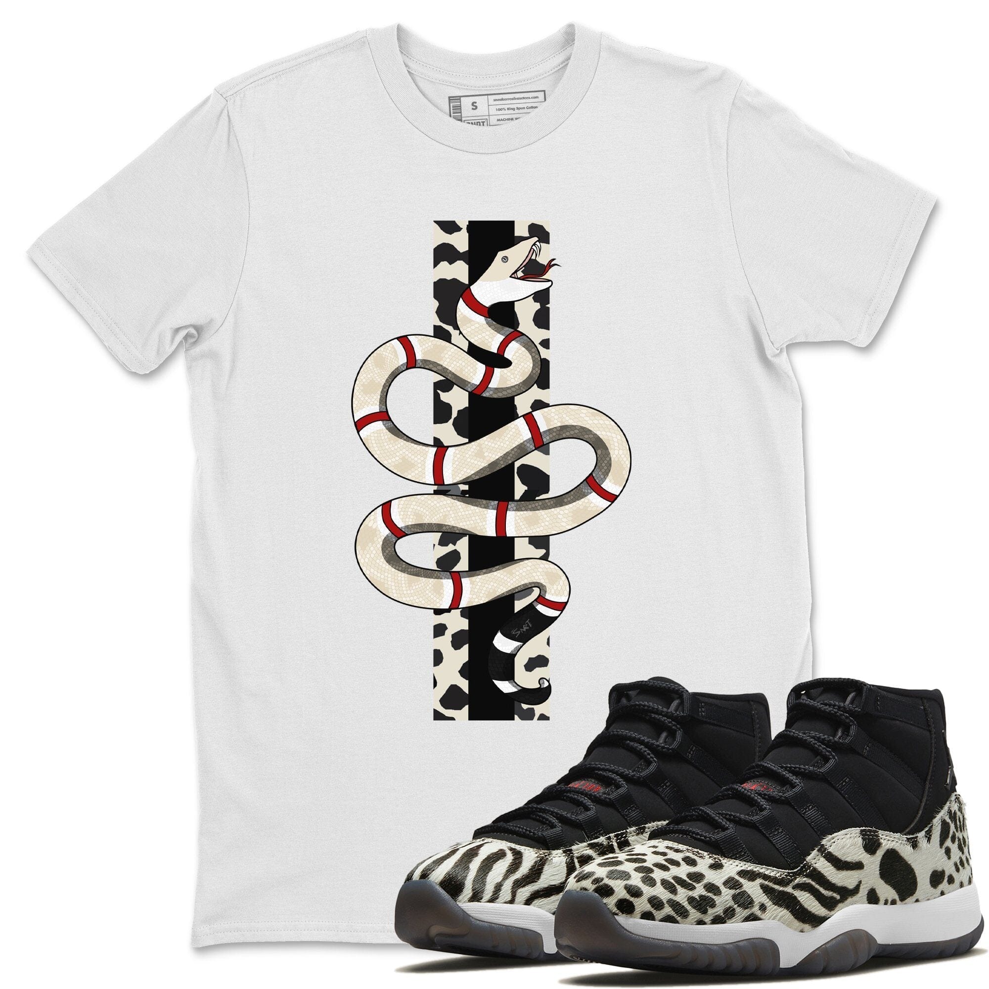 Jordan 11 Animal Instinct Shirt To Match Jordans Snake Sneaker Tees Jordan 11 Animal Instinct Drip Gear Zone Sneaker Matching Clothing Unisex Shirts