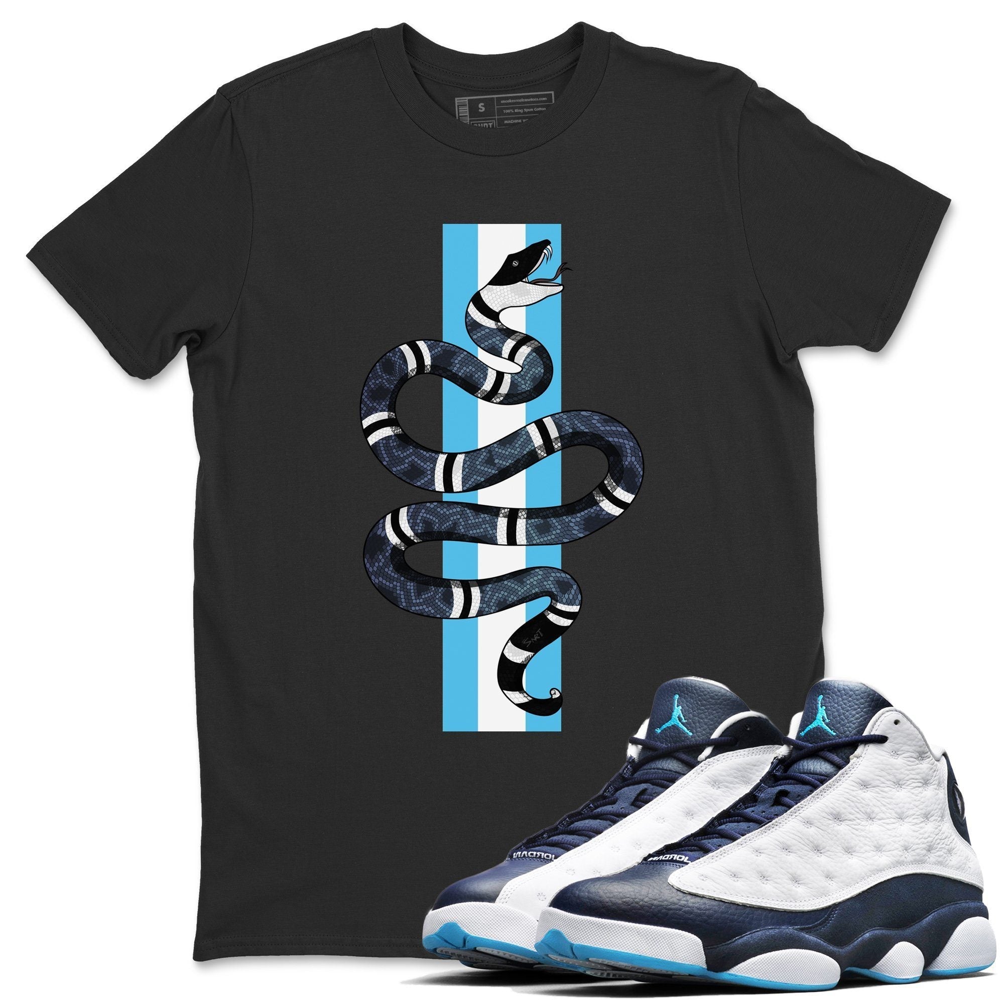 Jordan 13 Obsidian Shirt To Match Jordans Snake Sneaker Tees Jordan 13 Obsidian Drip Gear Zone Sneaker Matching Clothing Unisex Shirts