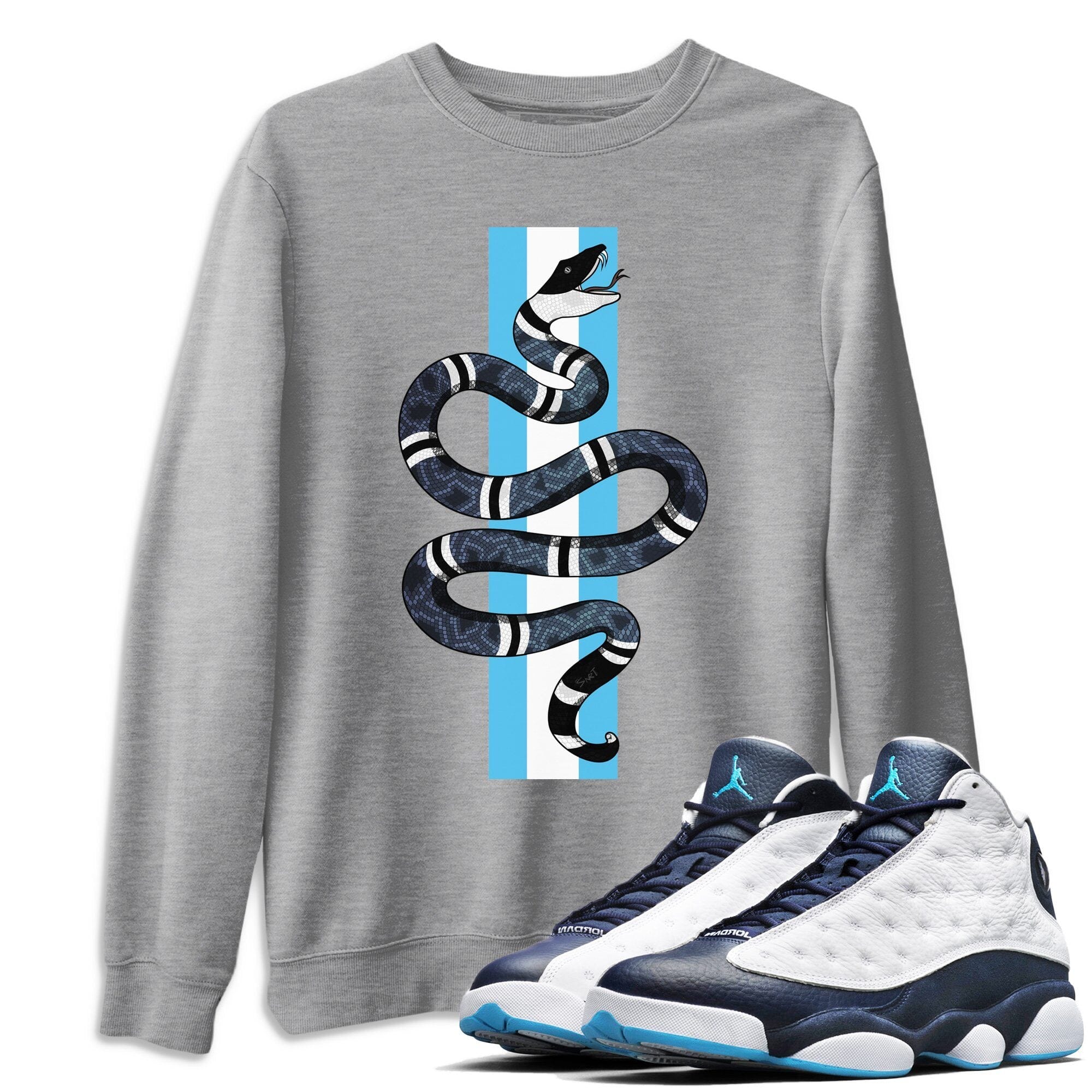 Jordan 13 Obsidian Shirt To Match Jordans Snake Sneaker Tees Jordan 13 Obsidian Drip Gear Zone Sneaker Matching Clothing Unisex Shirts