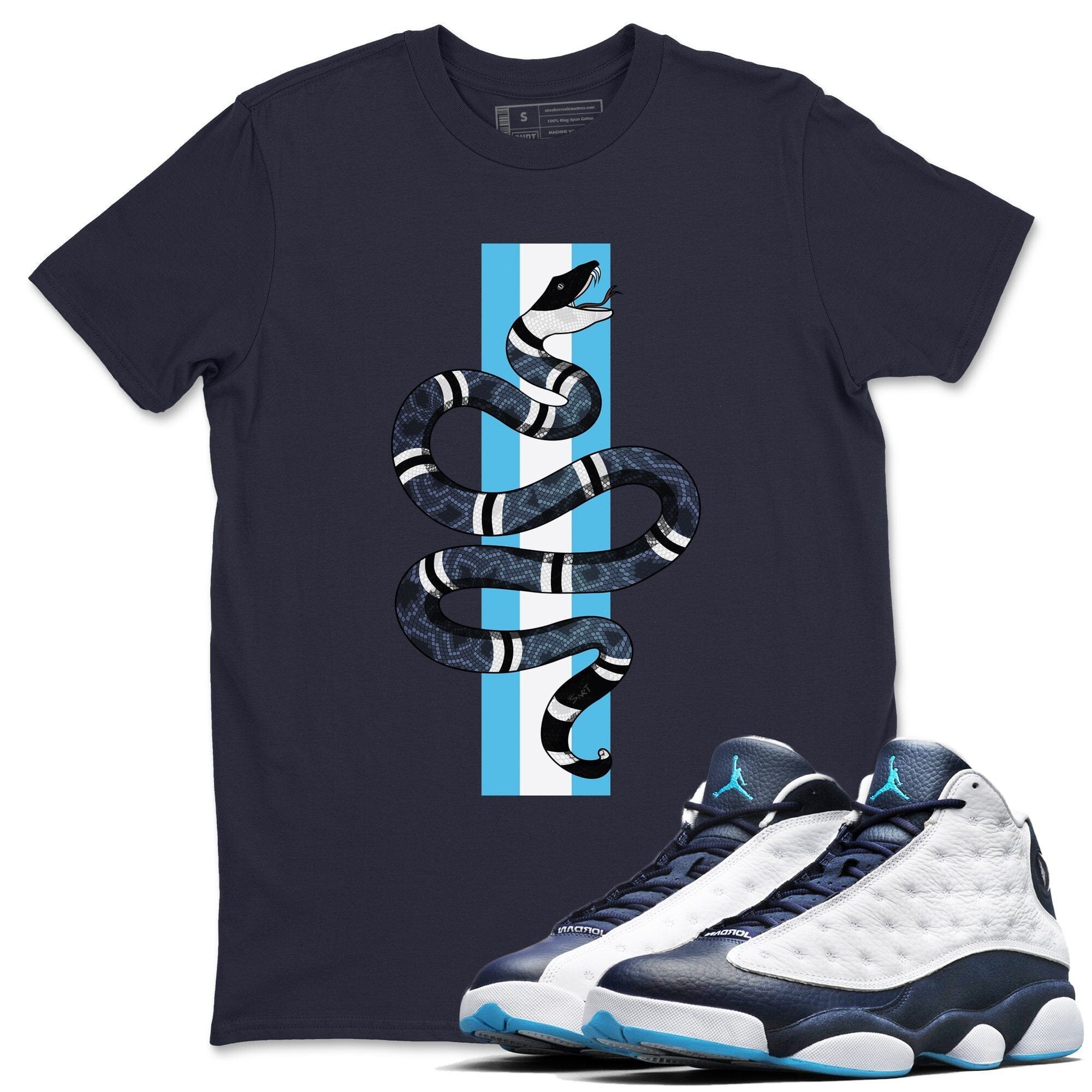 Jordan 13 Obsidian Shirt To Match Jordans Snake Sneaker Tees Jordan 13 Obsidian Drip Gear Zone Sneaker Matching Clothing Unisex Shirts