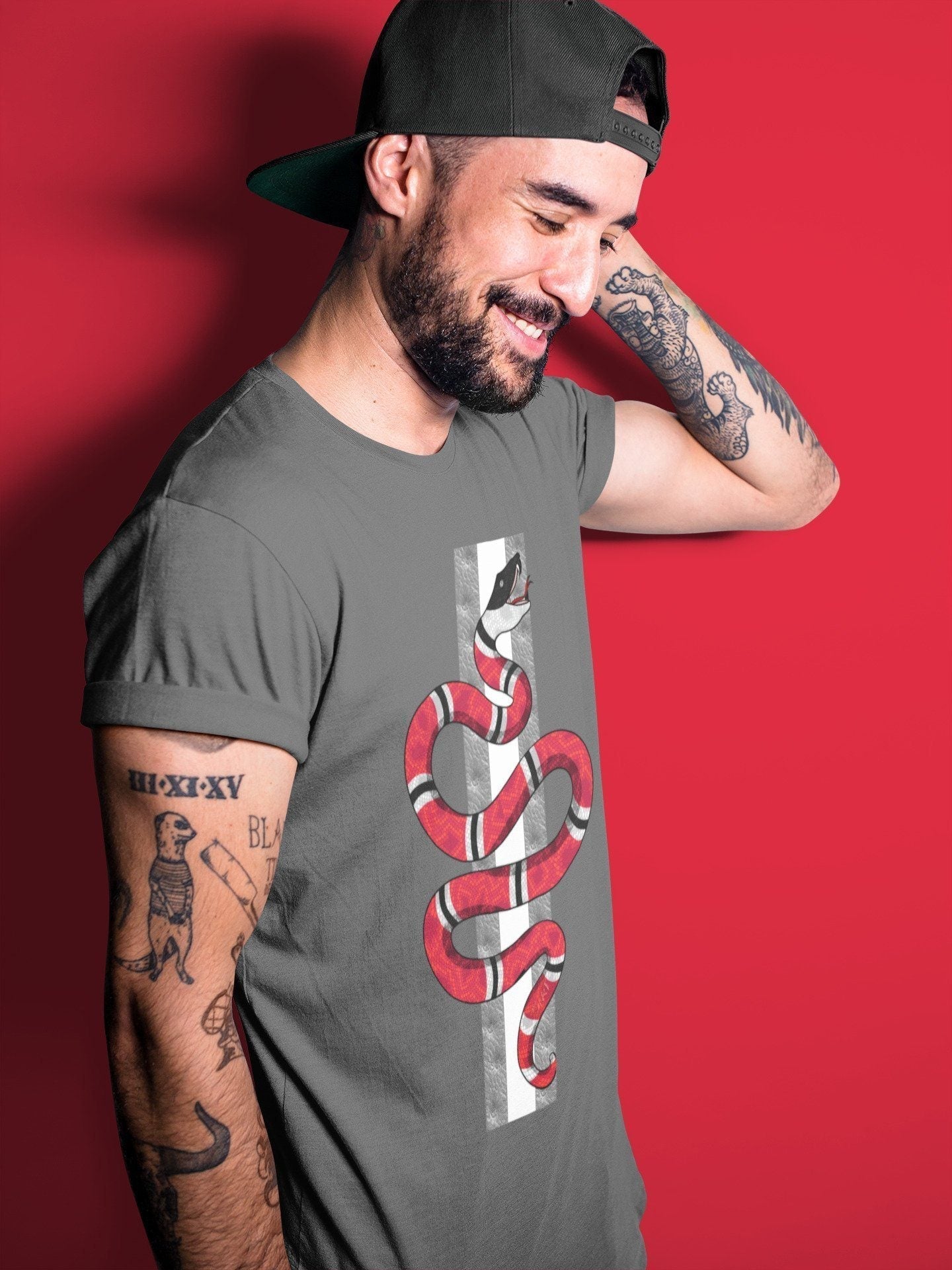 Jordan 13 Red Flint Shirt To Match Jordans Snake Sneaker Tees Jordan 13 Red Flint Drip Gear Zone Sneaker Matching Clothing Unisex Shirts