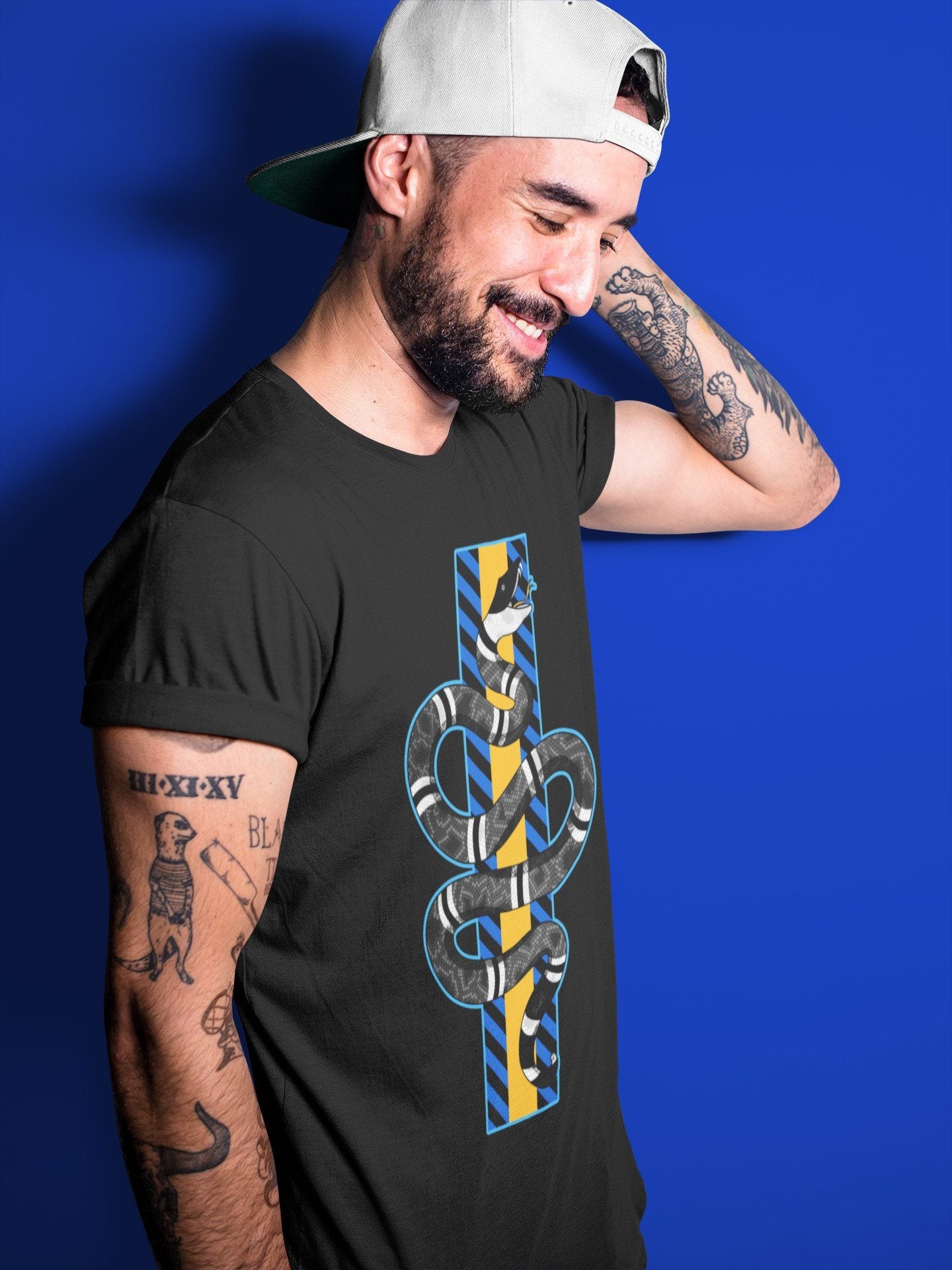 Jordan 2 OFF-WHITE Black Blue Shirt To Match Jordans Snake Sneaker Tees Jordan 2 OFF-WHITE Black Blue Drip Gear Zone Sneaker Matching Clothing Unisex Shirts